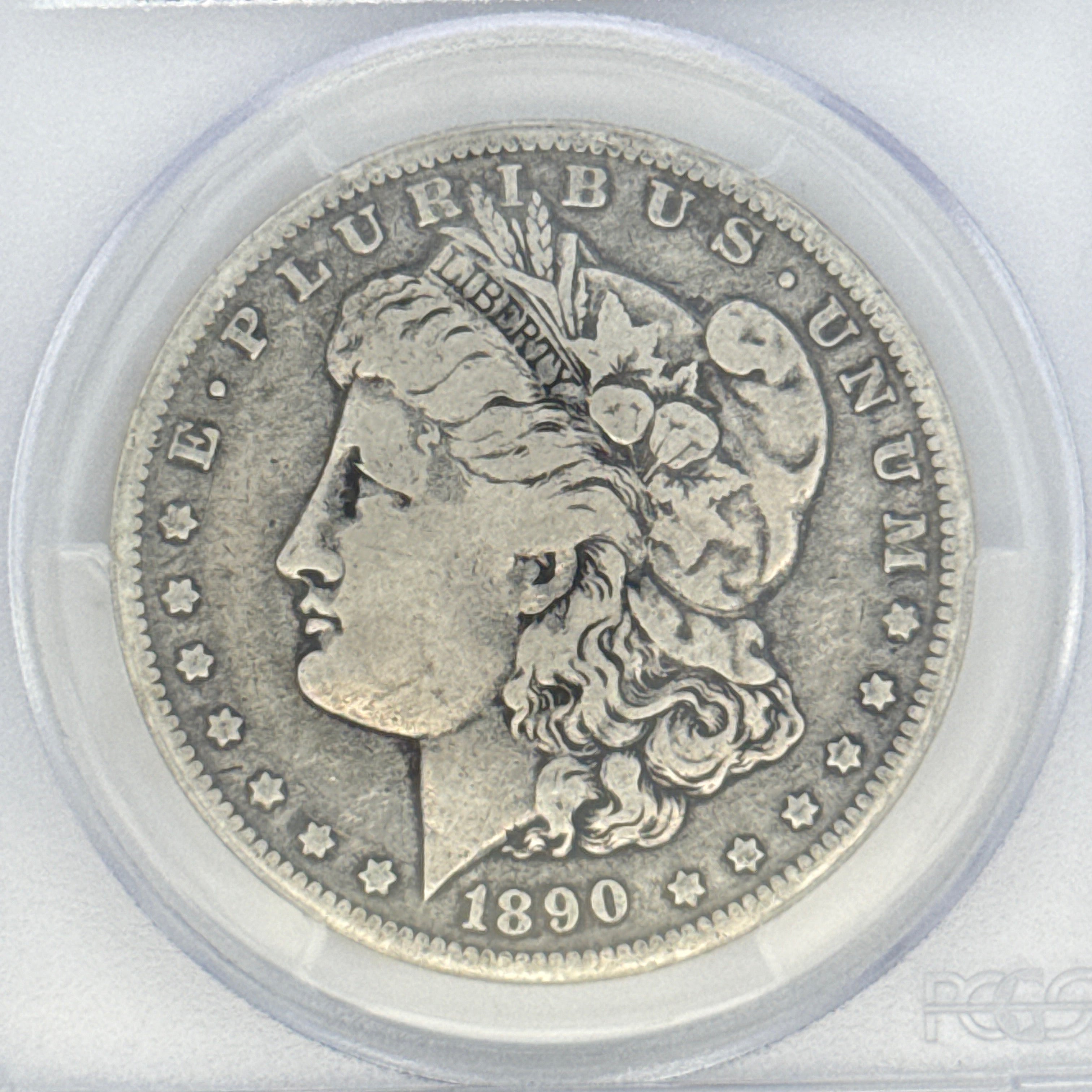 1890-O Morgan Silver Dollar F12 PCGS Graded