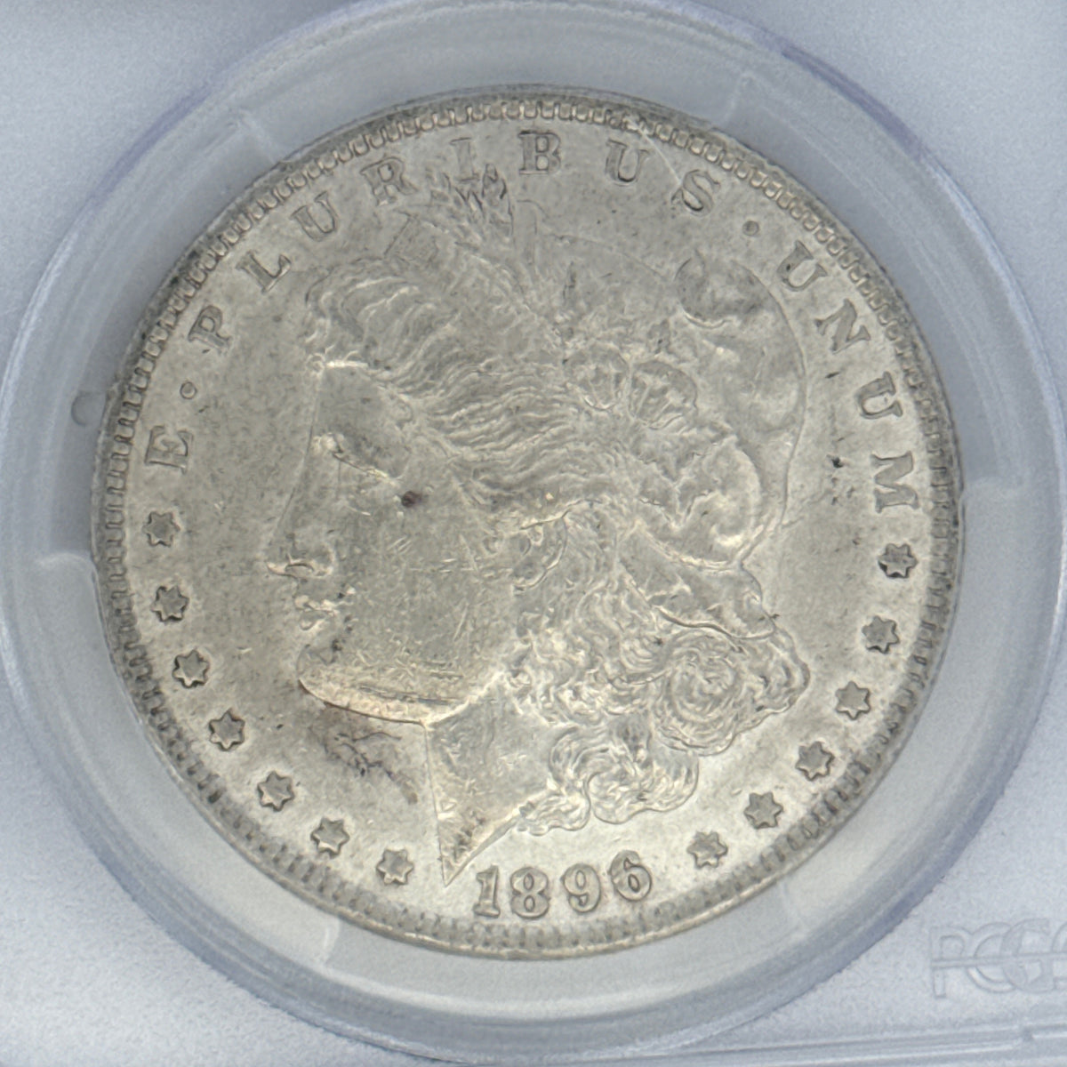1896 Morgan Silver Dollar AU55 PCGS Graded