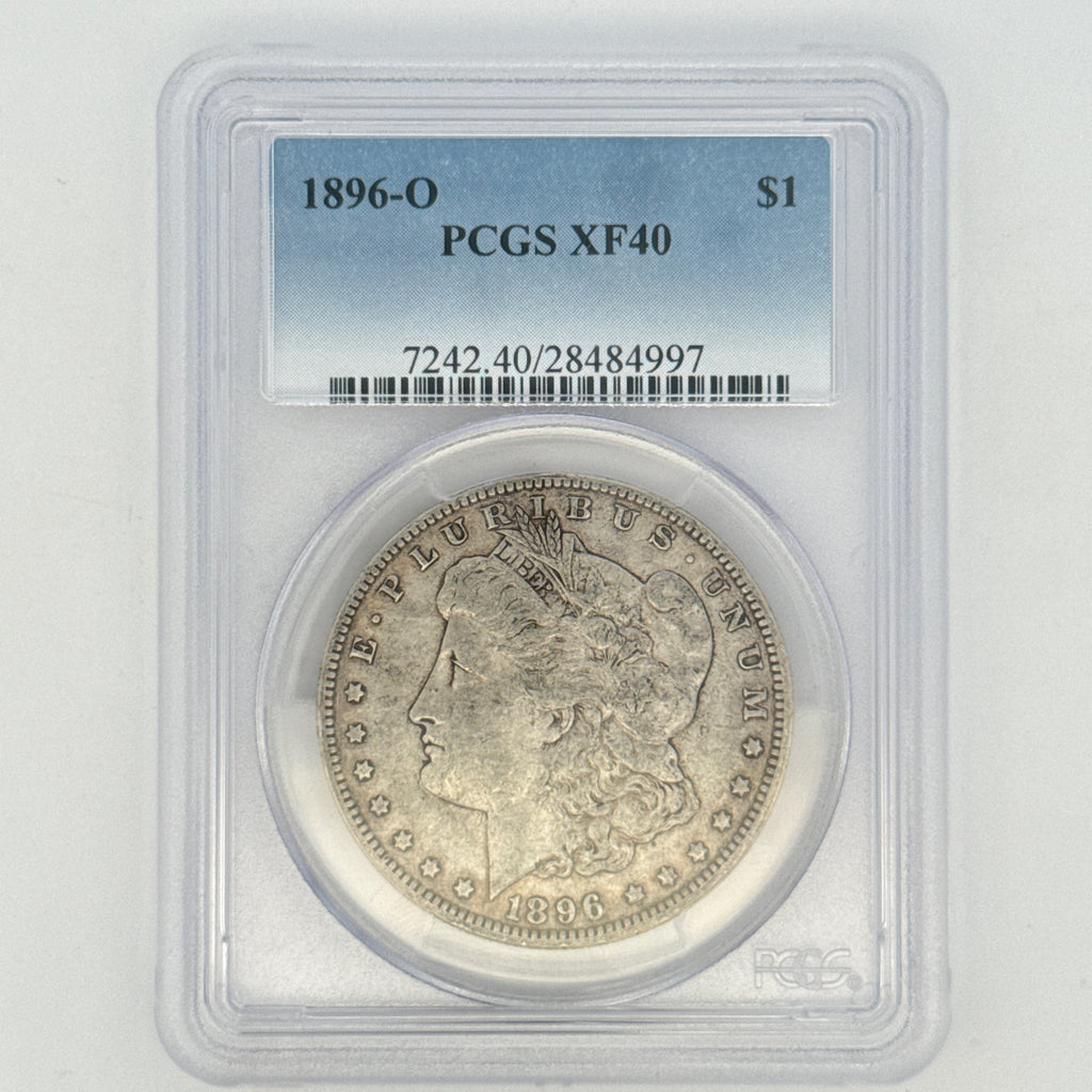 1896-O Morgan Silver Dollar XF40 PCGS Graded