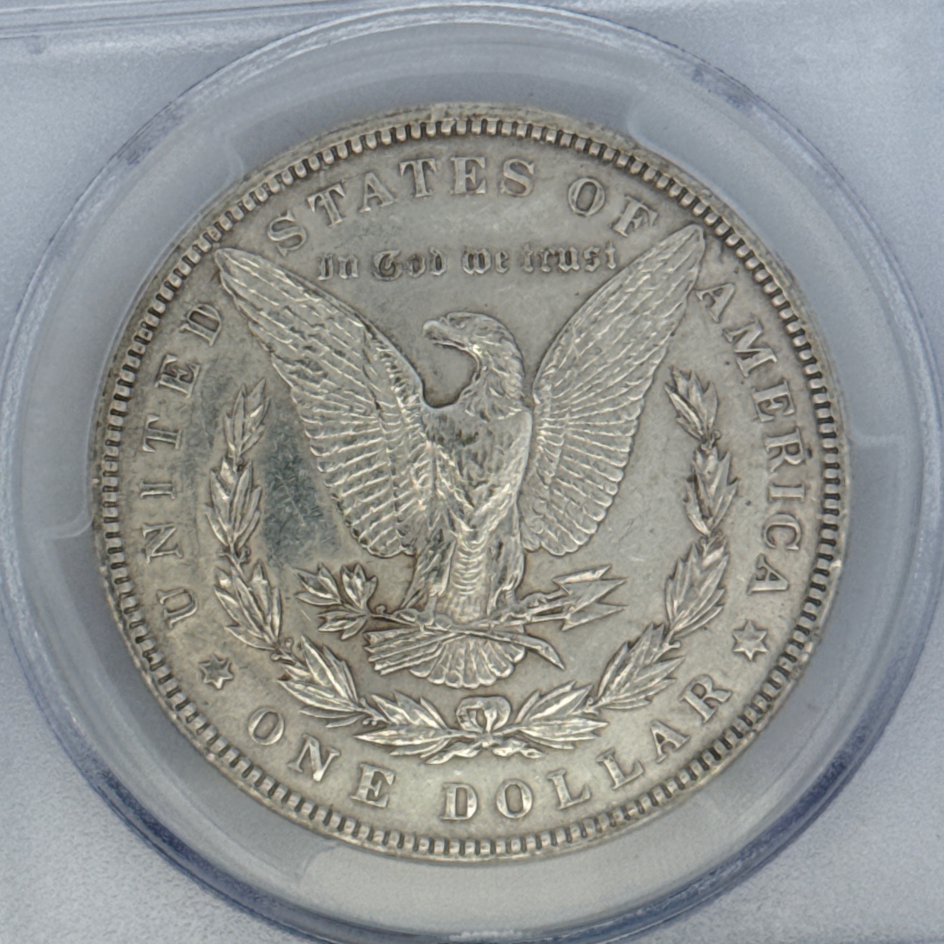 1897 Morgan Silver Dollar AU50 PCGS Graded