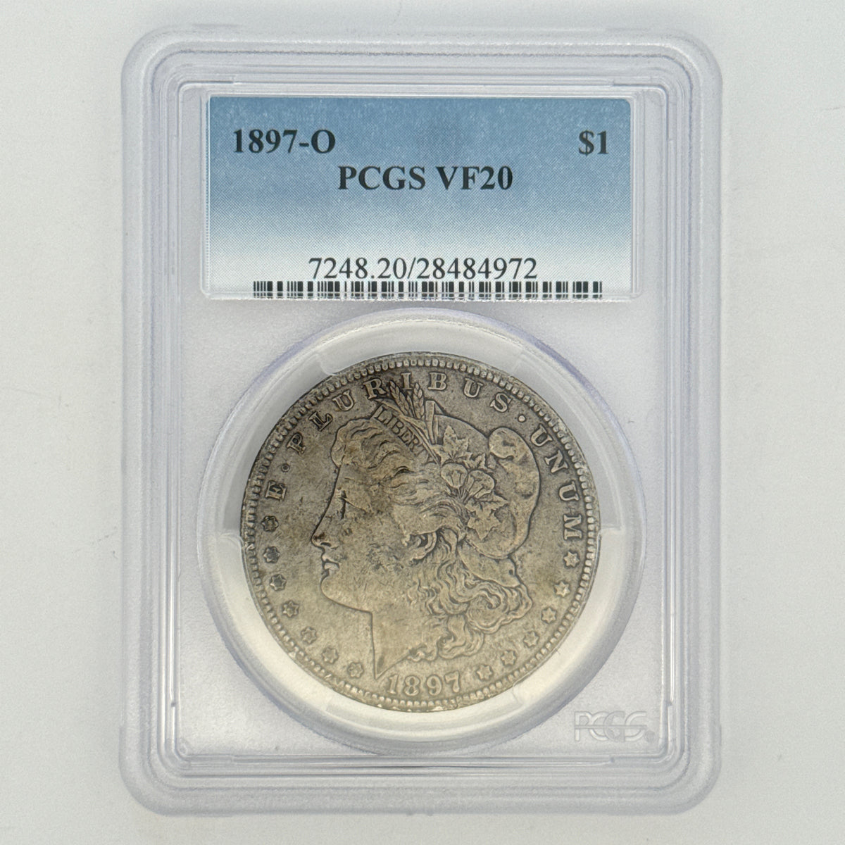 1897-O Morgan Silver Dollar VF20 PCGS Graded