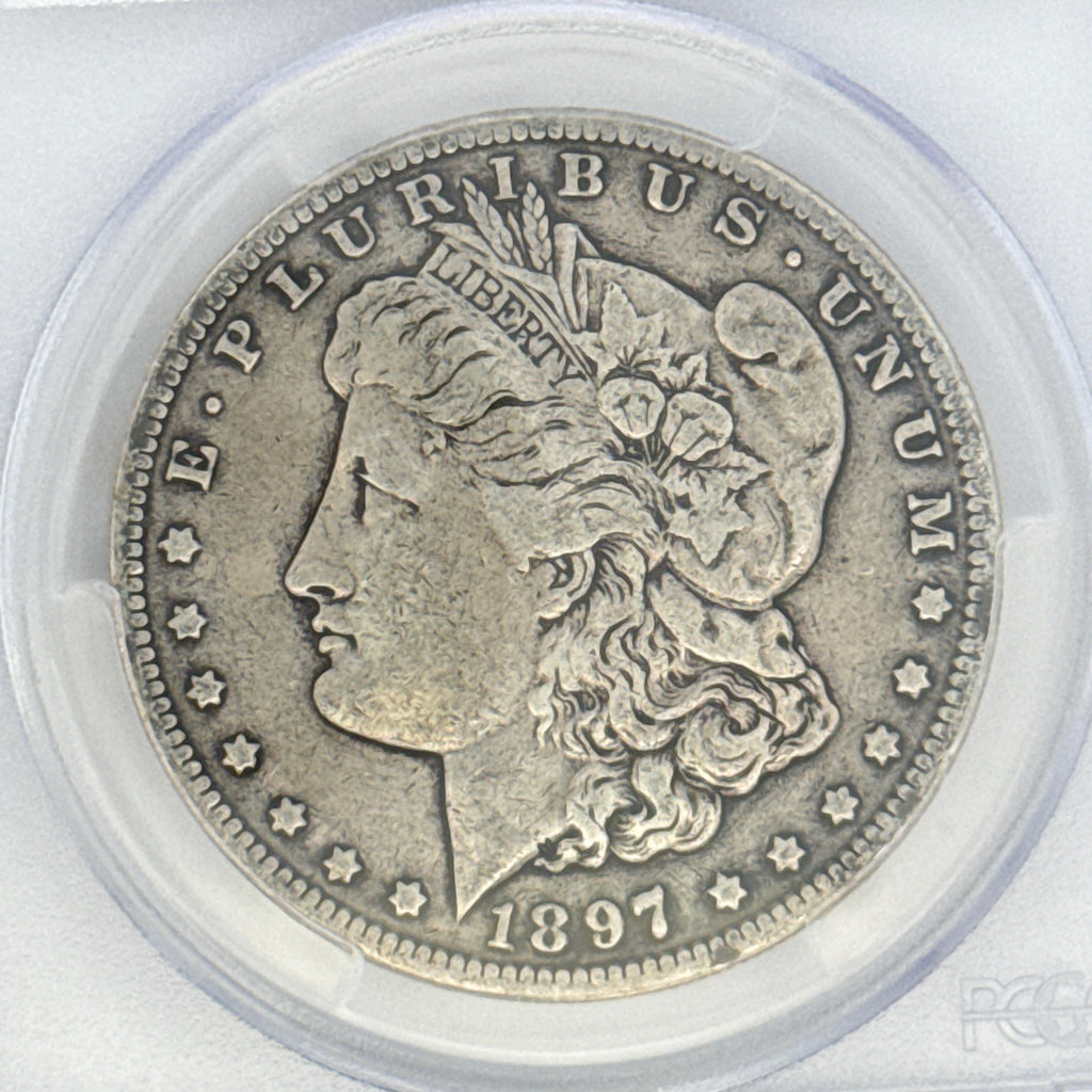 1897-S Morgan Silver Dollar F15 PCGS Graded