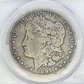 1897-S Morgan Silver Dollar F15 PCGS Graded