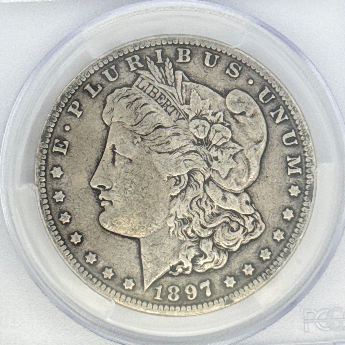 1897-S Morgan Silver Dollar F15 PCGS Graded