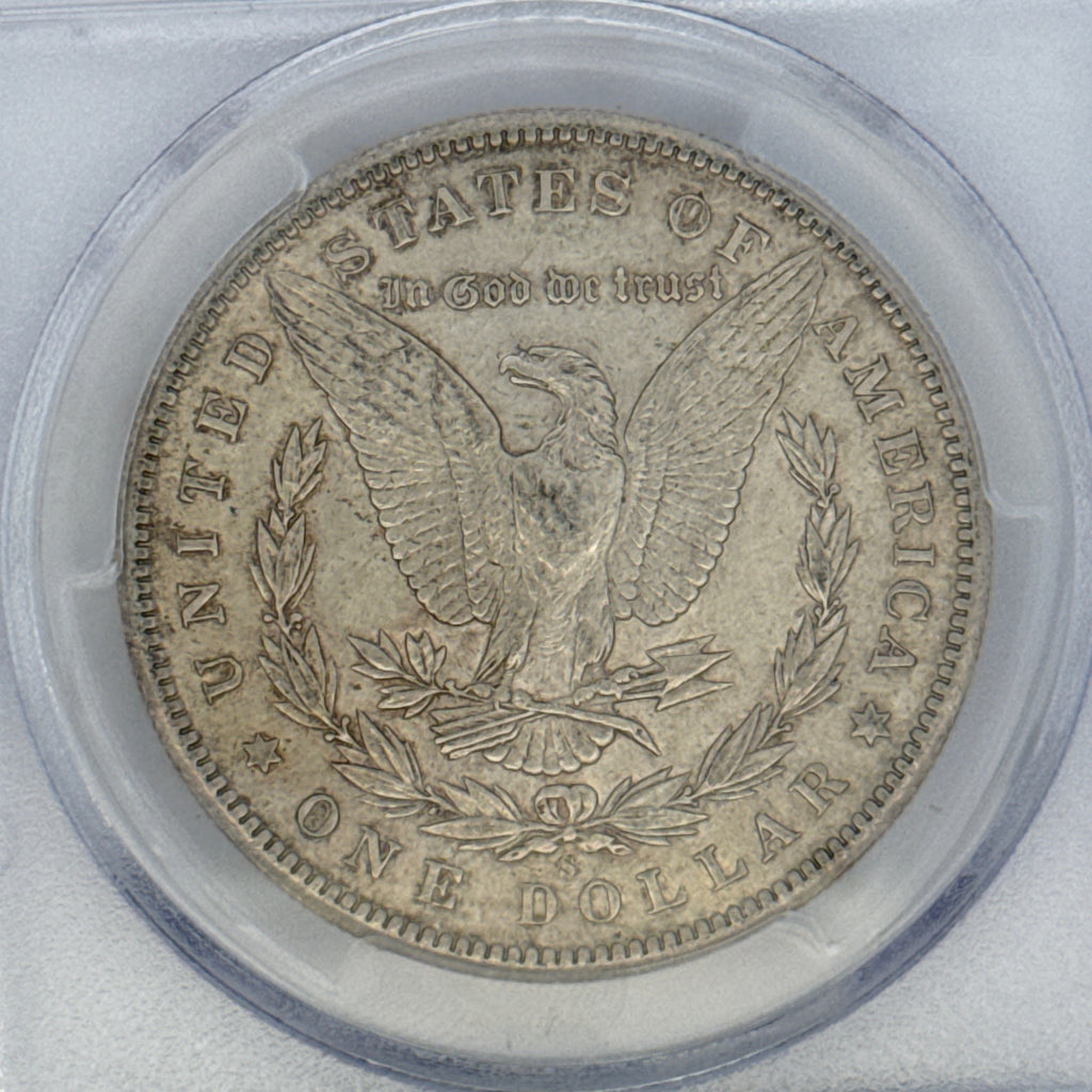 1897-S Morgan Silver Dollar AU50 PCGS Graded
