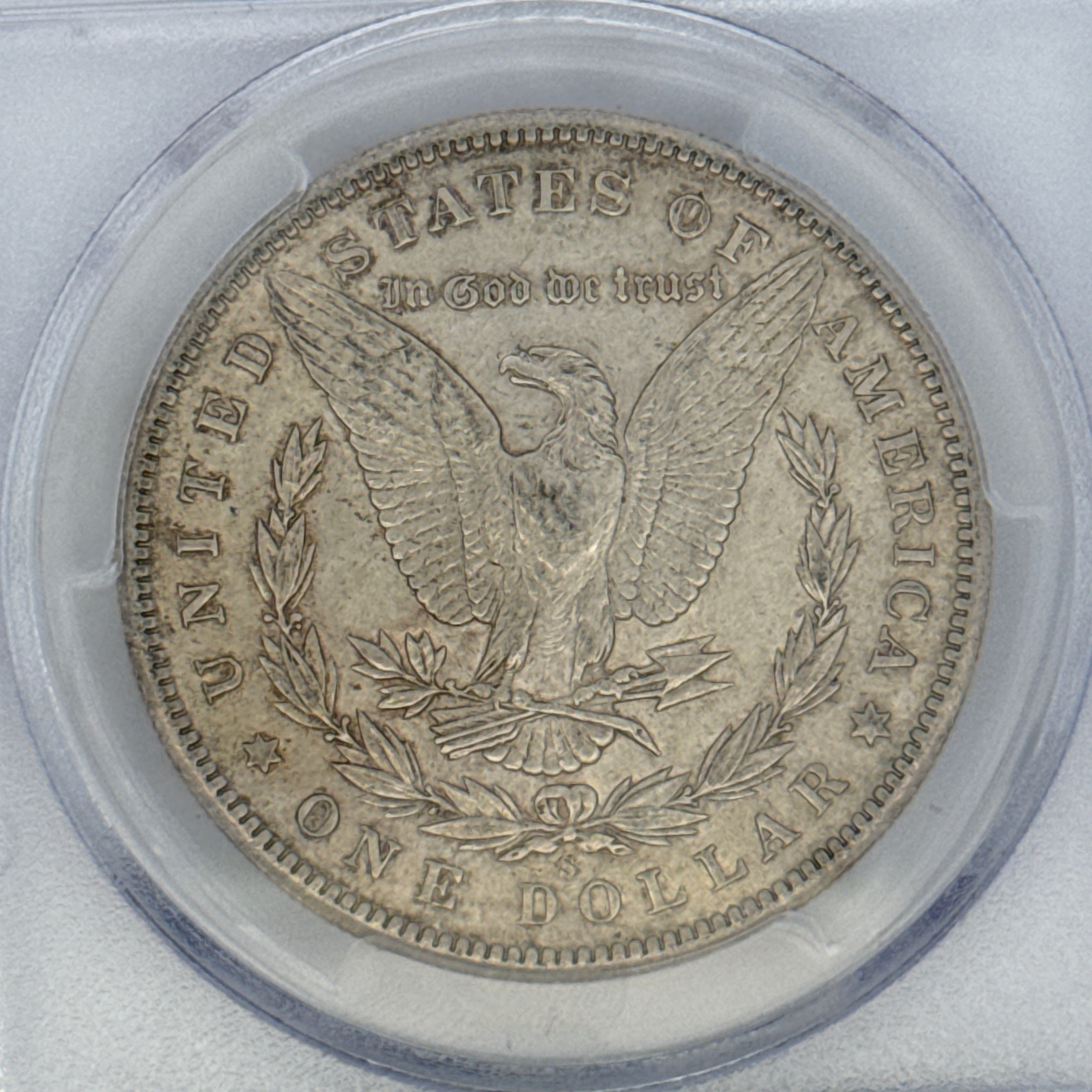 1897-S Morgan Silver Dollar AU50 PCGS Graded