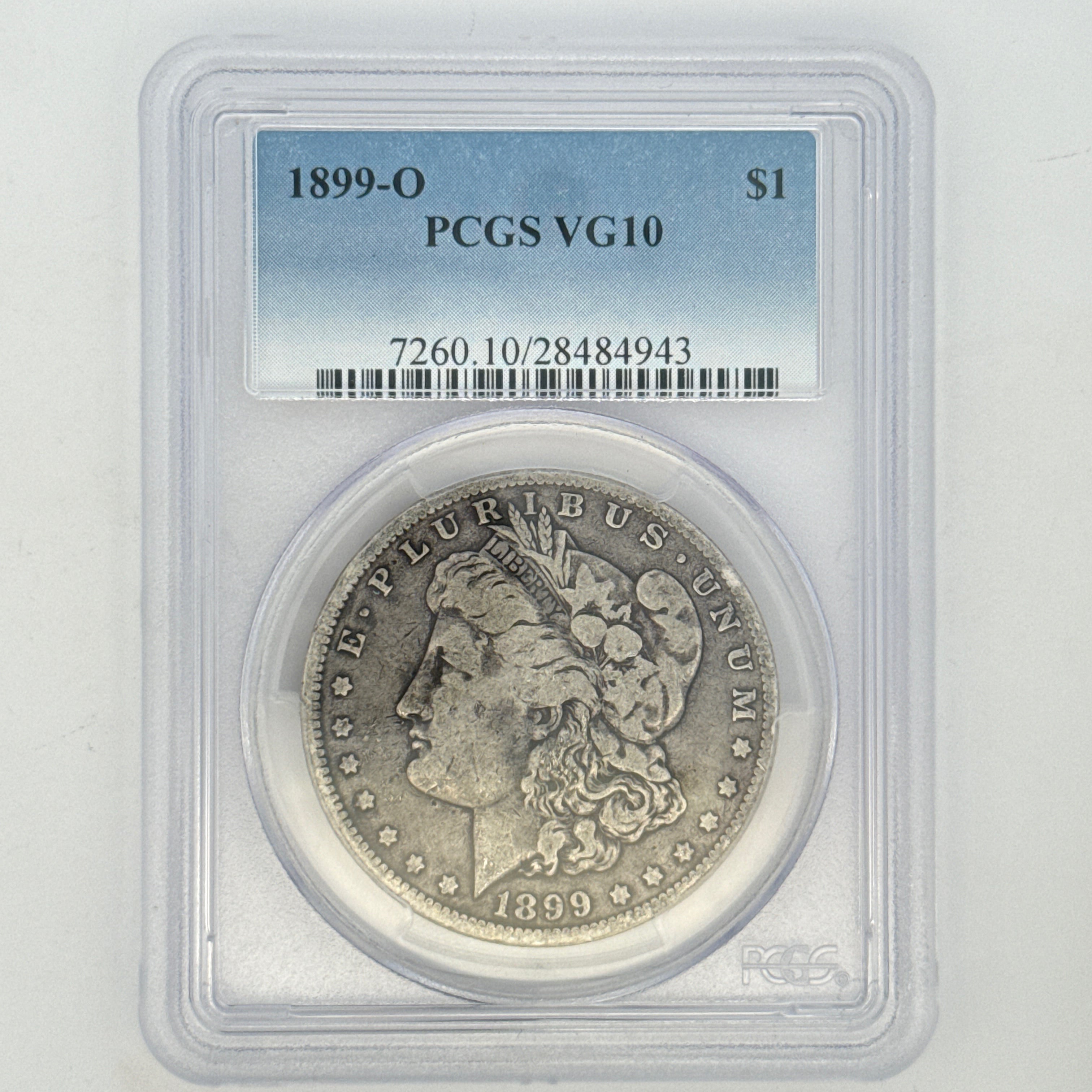 1899-O Morgan Silver Dollar VG10 PCGS Graded