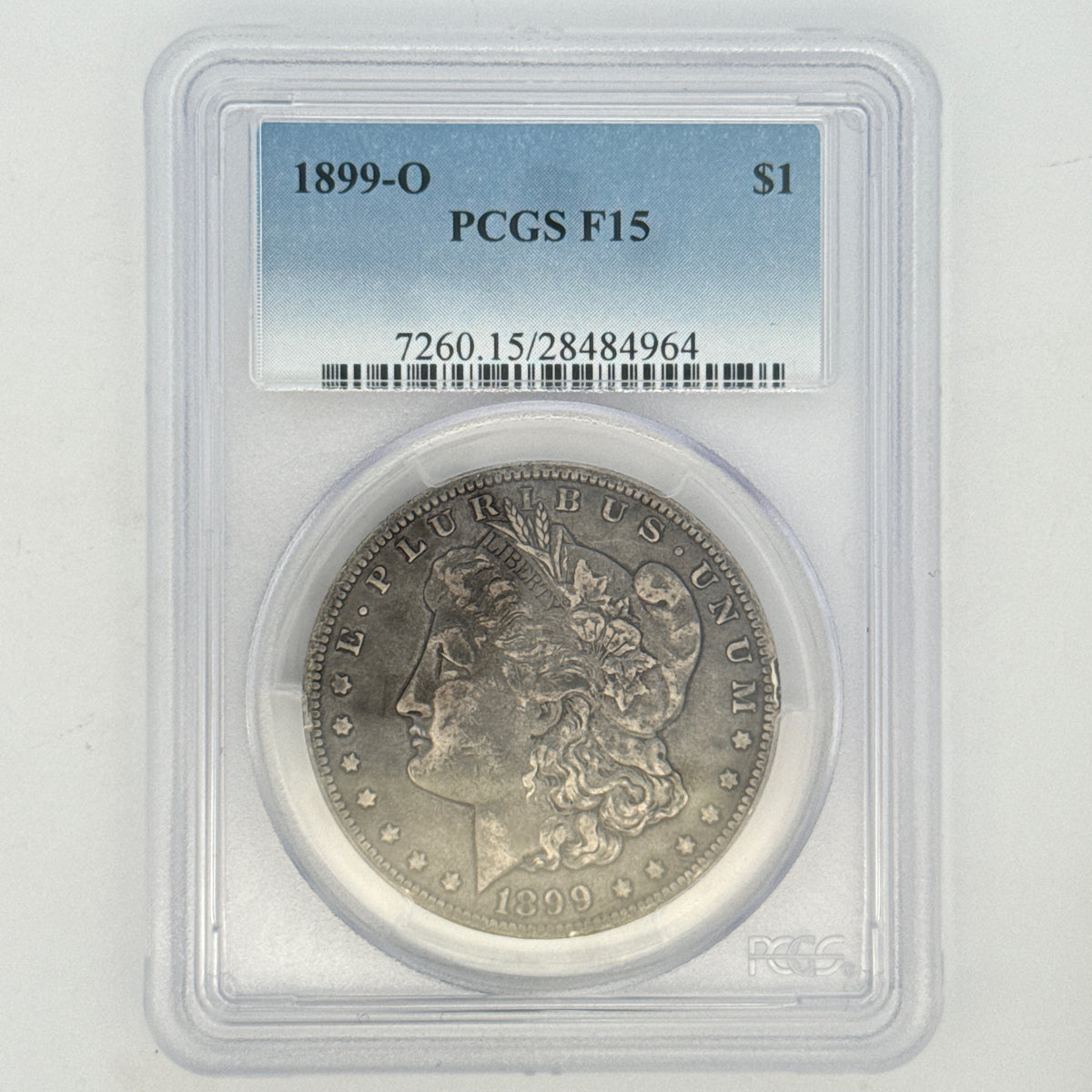 1899-O Morgan Silver Dollar F15 PCGS Graded