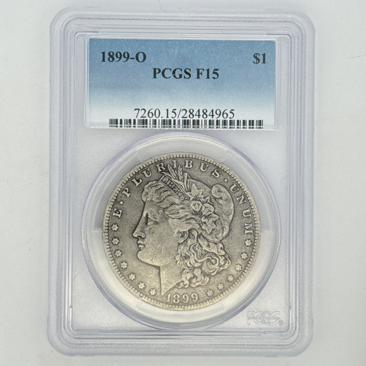 1899-O Morgan Silver Dollar F15 PCGS Graded