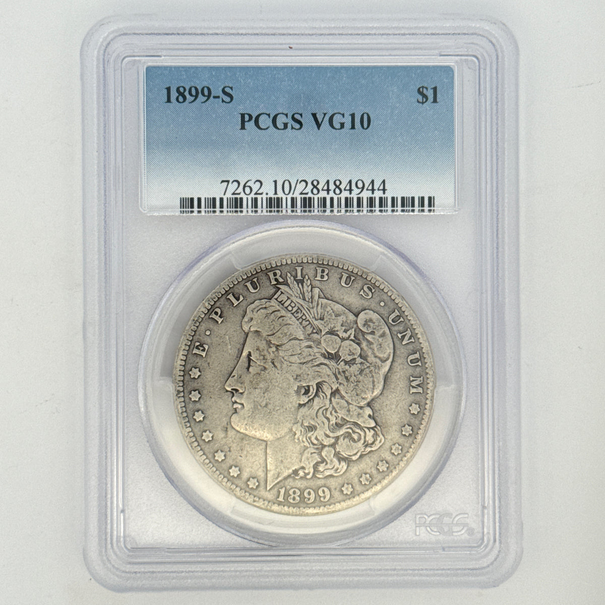 1899-S Morgan Silver Dollar VG10 PCGS Graded