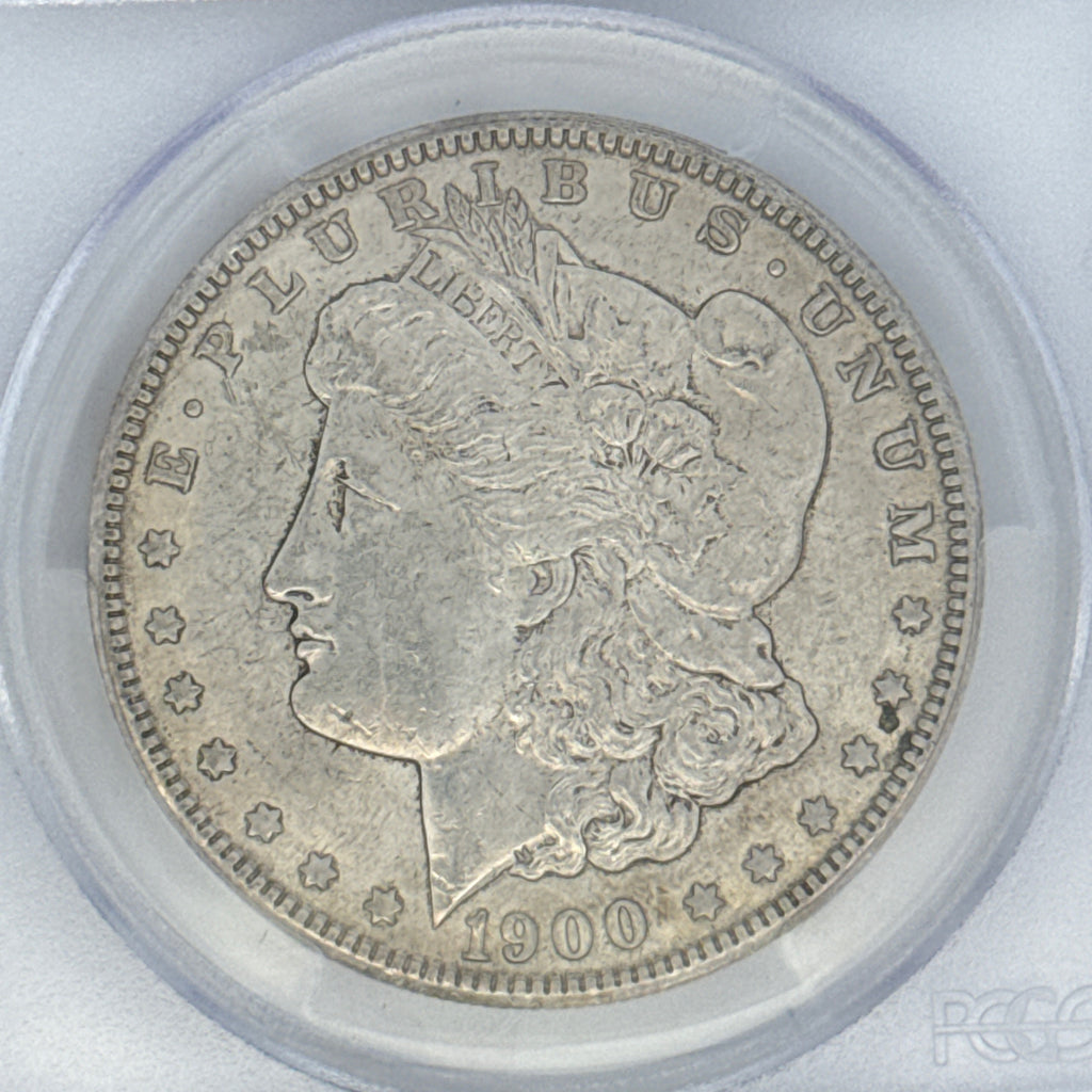 1900 Morgan Silver Dollar AU55 PCGS Graded