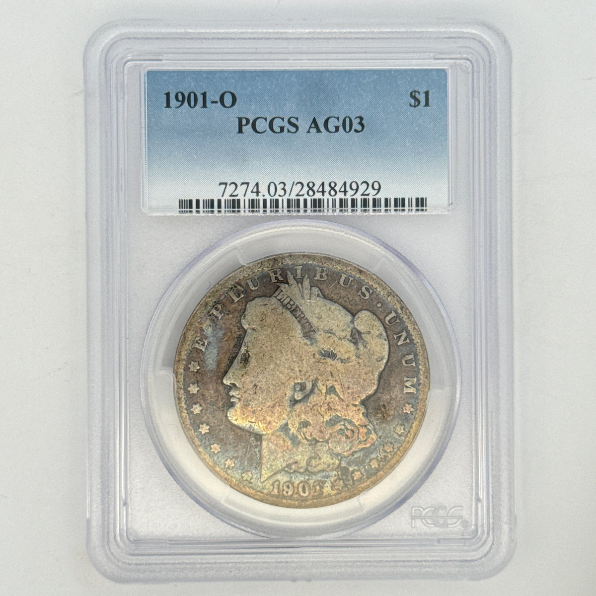 1901-O Morgan Silver Dollar AG3 PCGS Graded