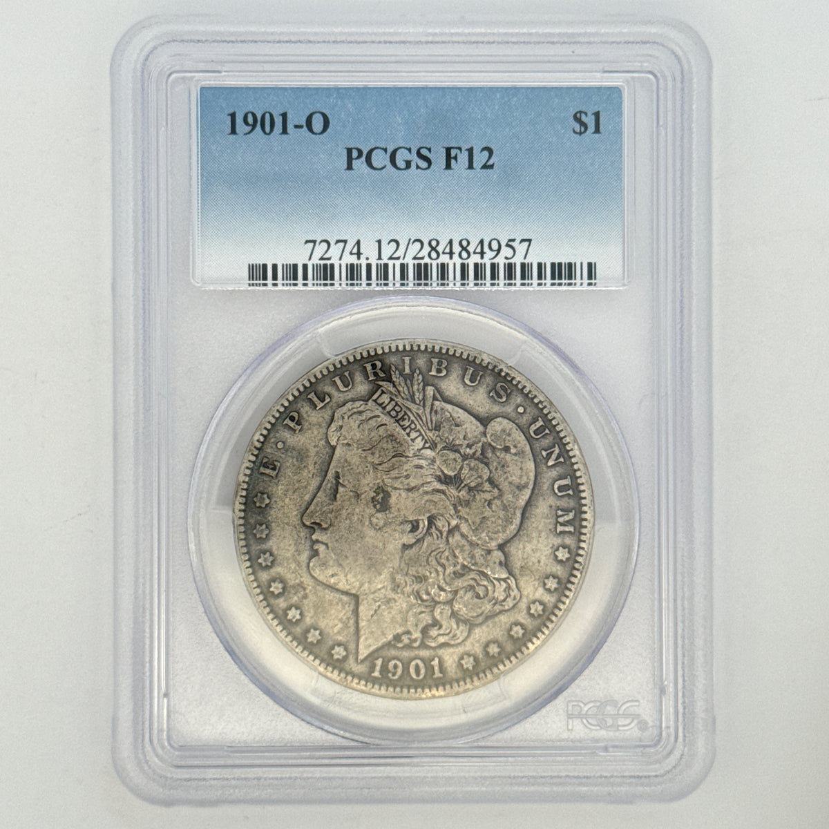 1901-O Morgan Silver Dollar F12 PCGS Graded