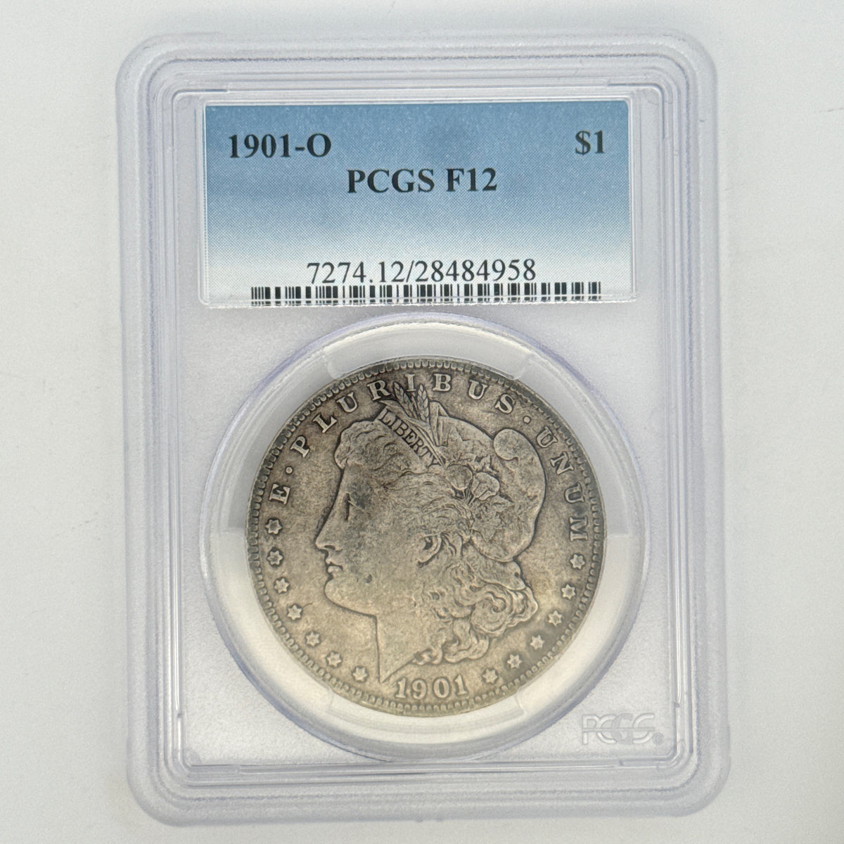 1901-O Morgan Silver Dollar F12 PCGS Graded