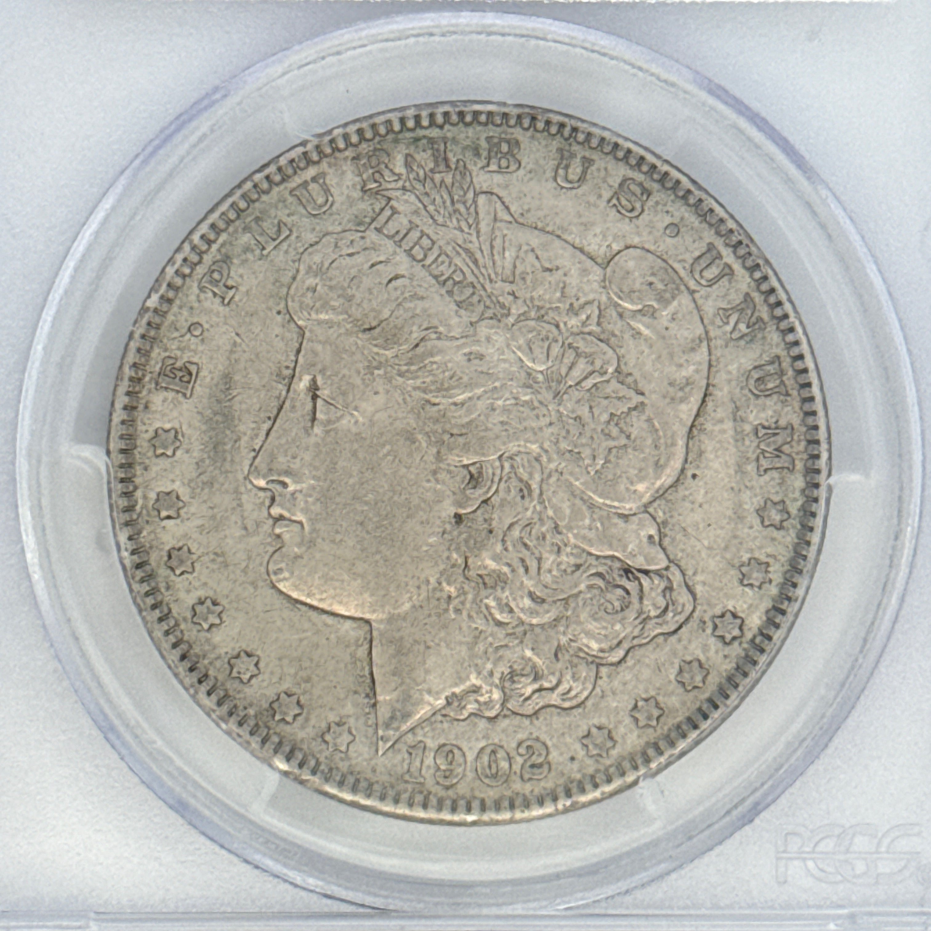 1902 Morgan Silver Dollar AU53 PCGS Graded