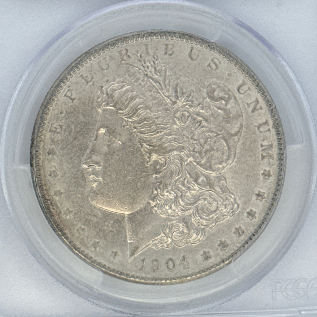 1904 Morgan Silver Dollar AU53 PCGS Graded