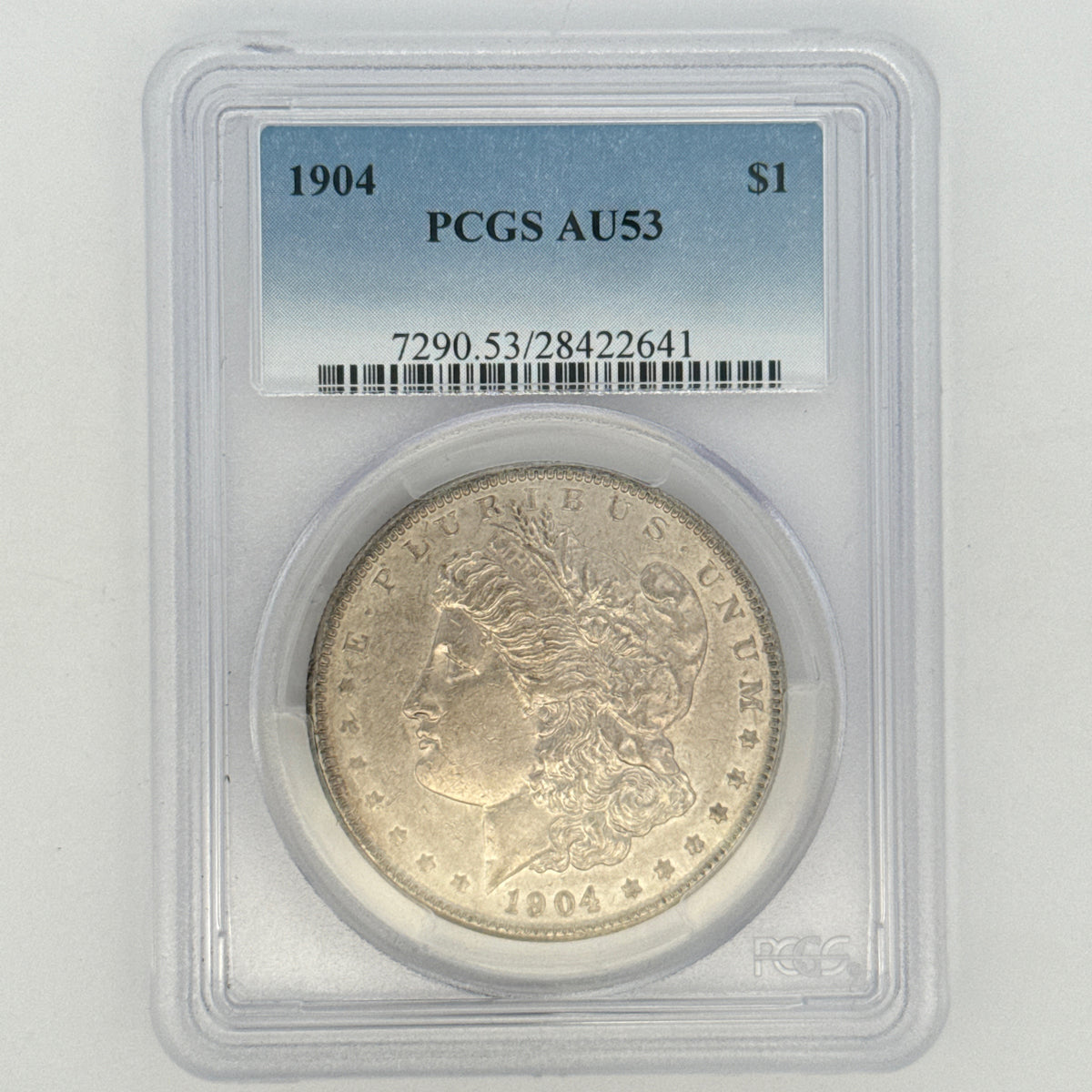 1904 Morgan Silver Dollar AU53 PCGS Graded
