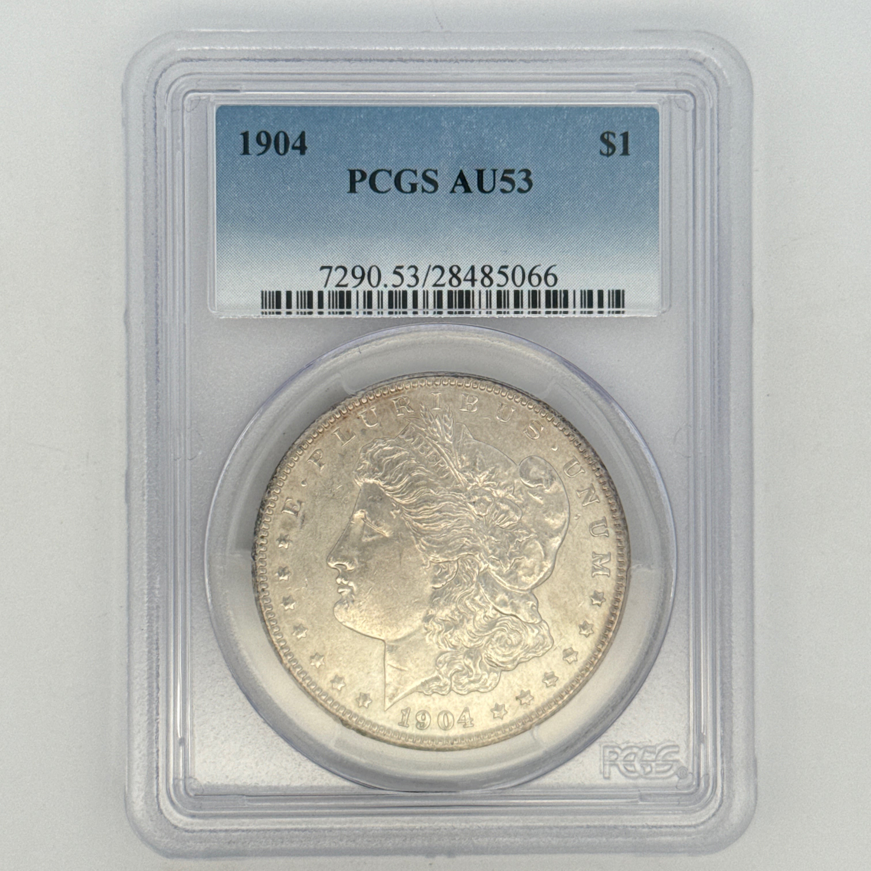 1904 Morgan Silver Dollar AU53 PCGS Graded