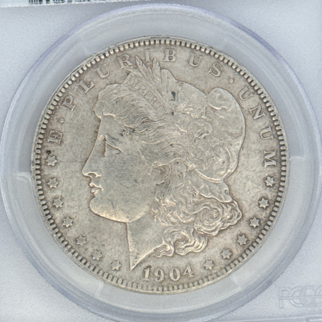 1904-O Morgan Silver Dollar AU55 PCGS Graded