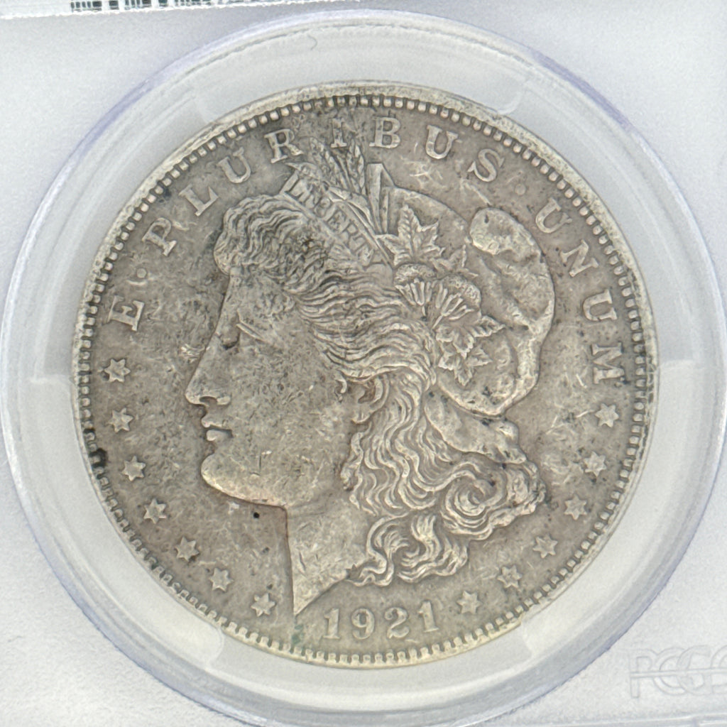 1921 Morgan Silver Dollar XF45 PCGS Graded