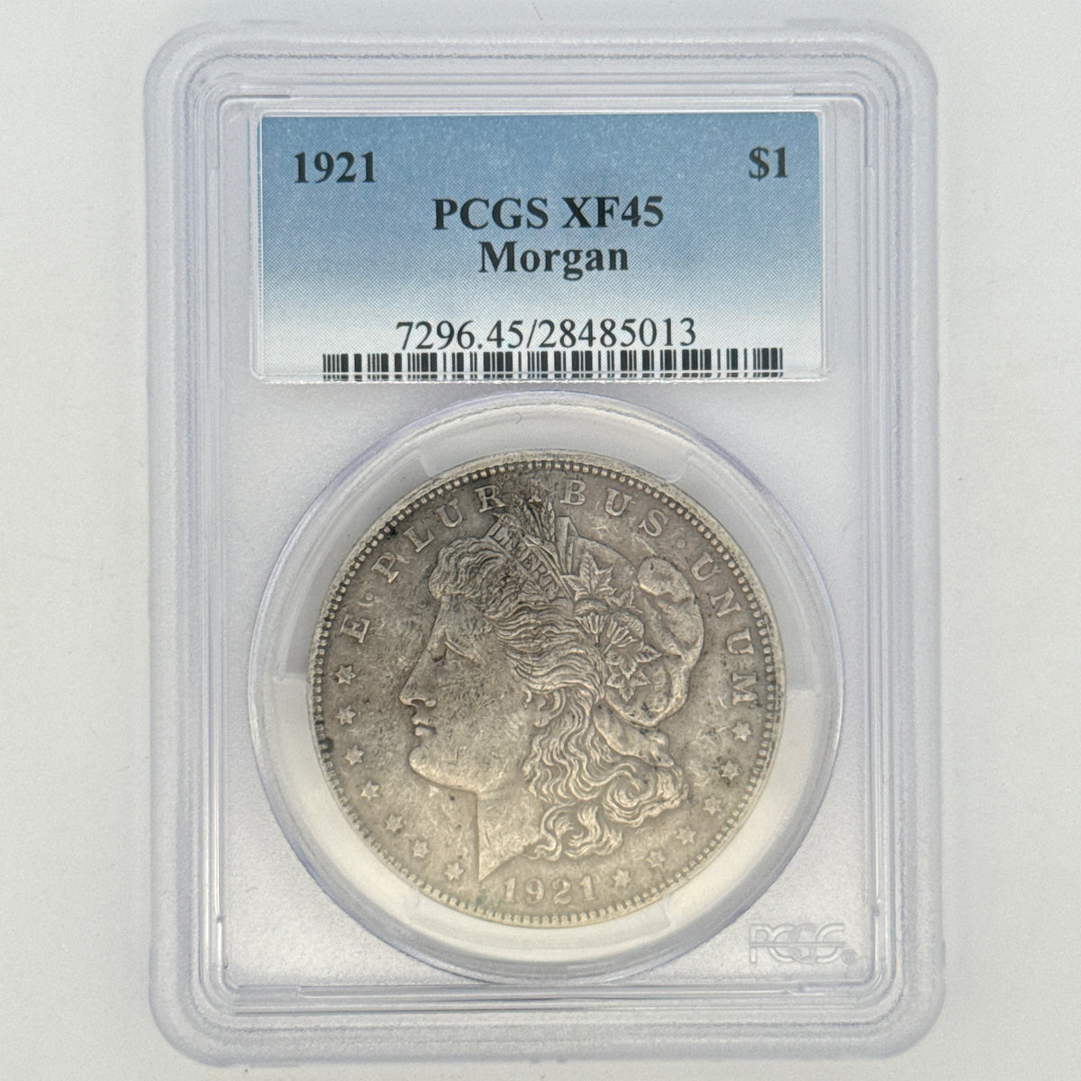 1921 Morgan Silver Dollar XF45 PCGS Graded