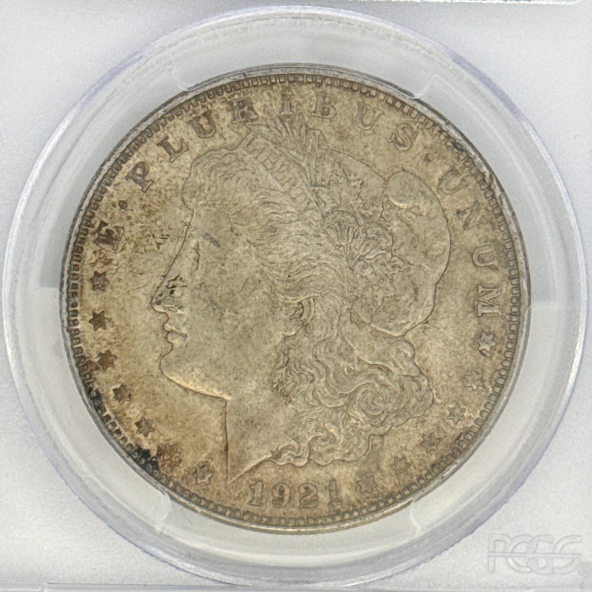 1921 Morgan Silver Dollar AU53 PCGS Graded