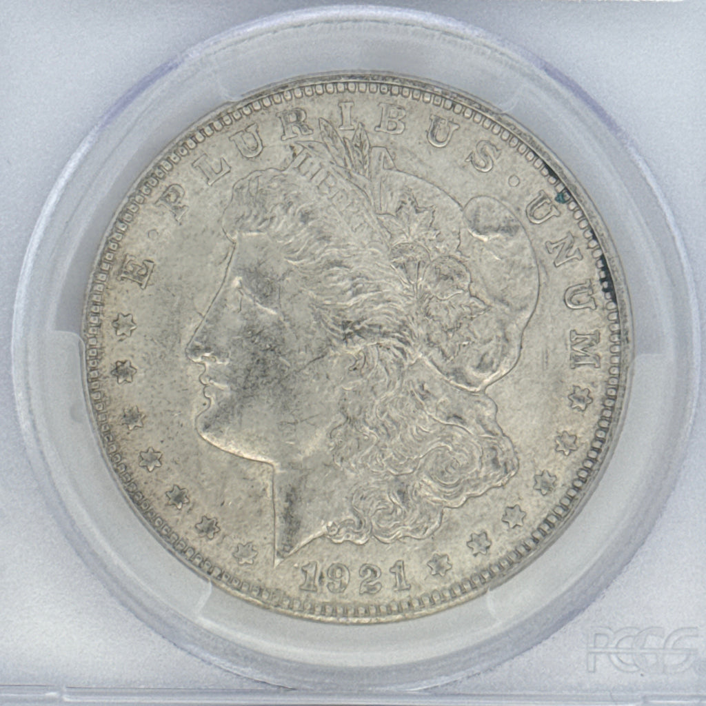 1921 Morgan Silver Dollar AU53 PCGS Graded