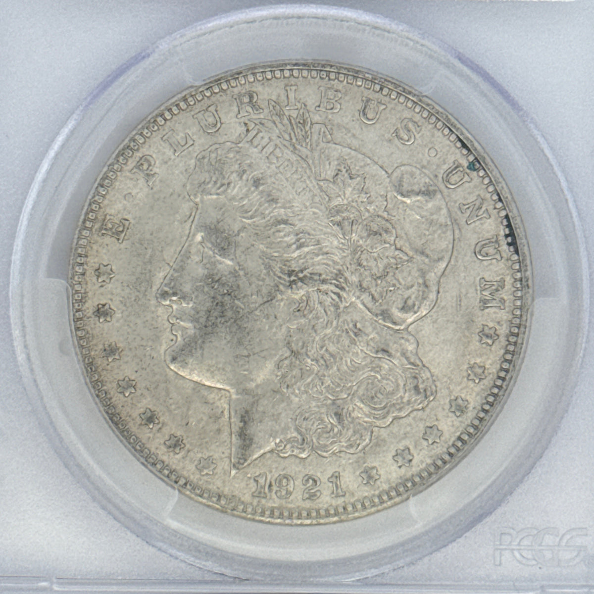 1921 Morgan Silver Dollar AU53 PCGS Graded