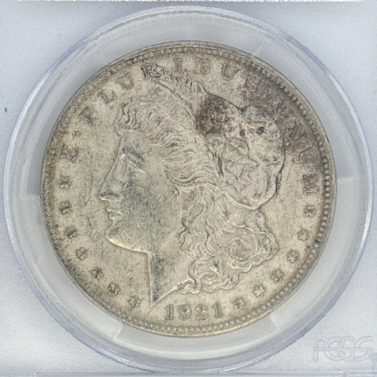 1921 Morgan Silver Dollar AU55 PCGS Graded