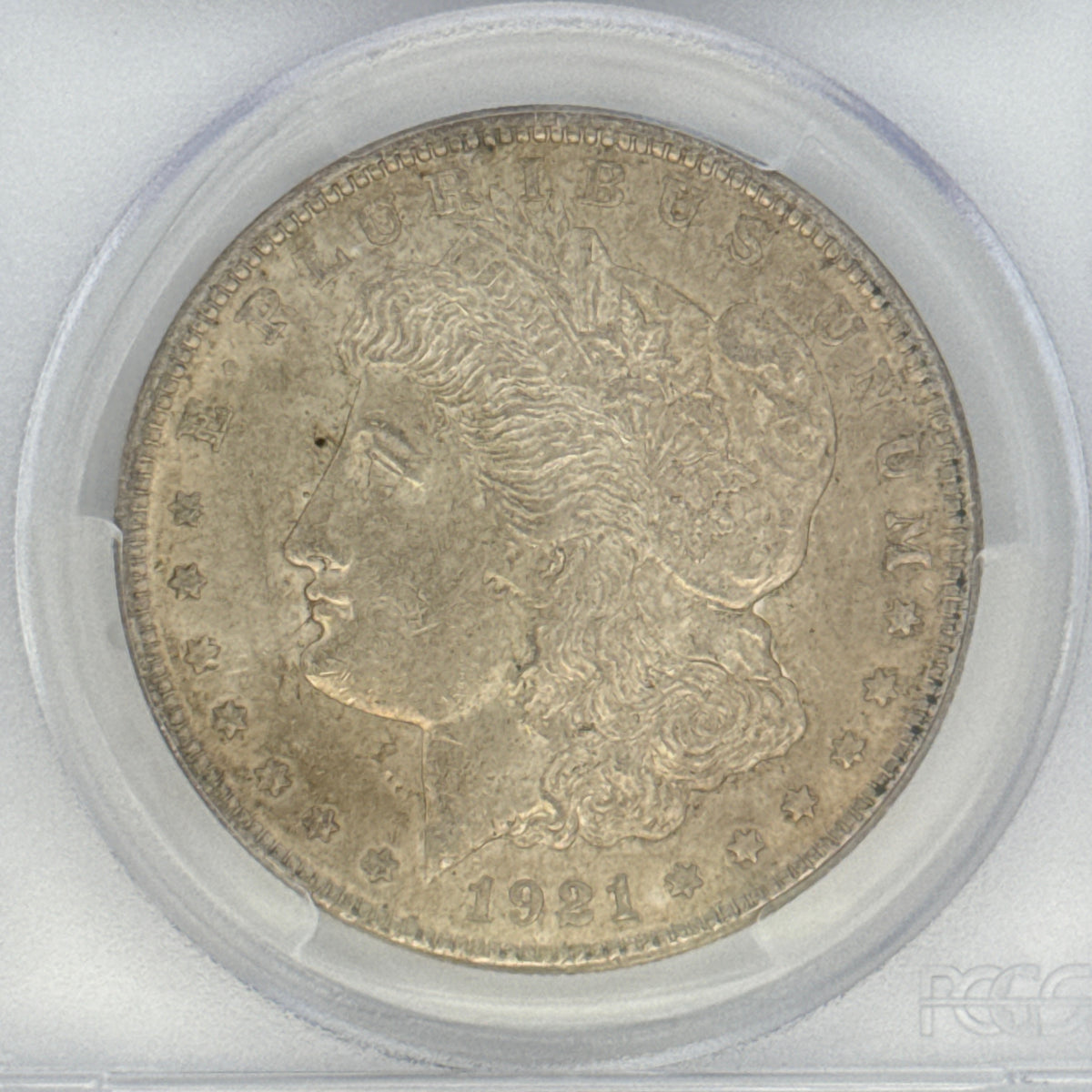1921 Morgan Silver Dollar AU55 PCGS Graded