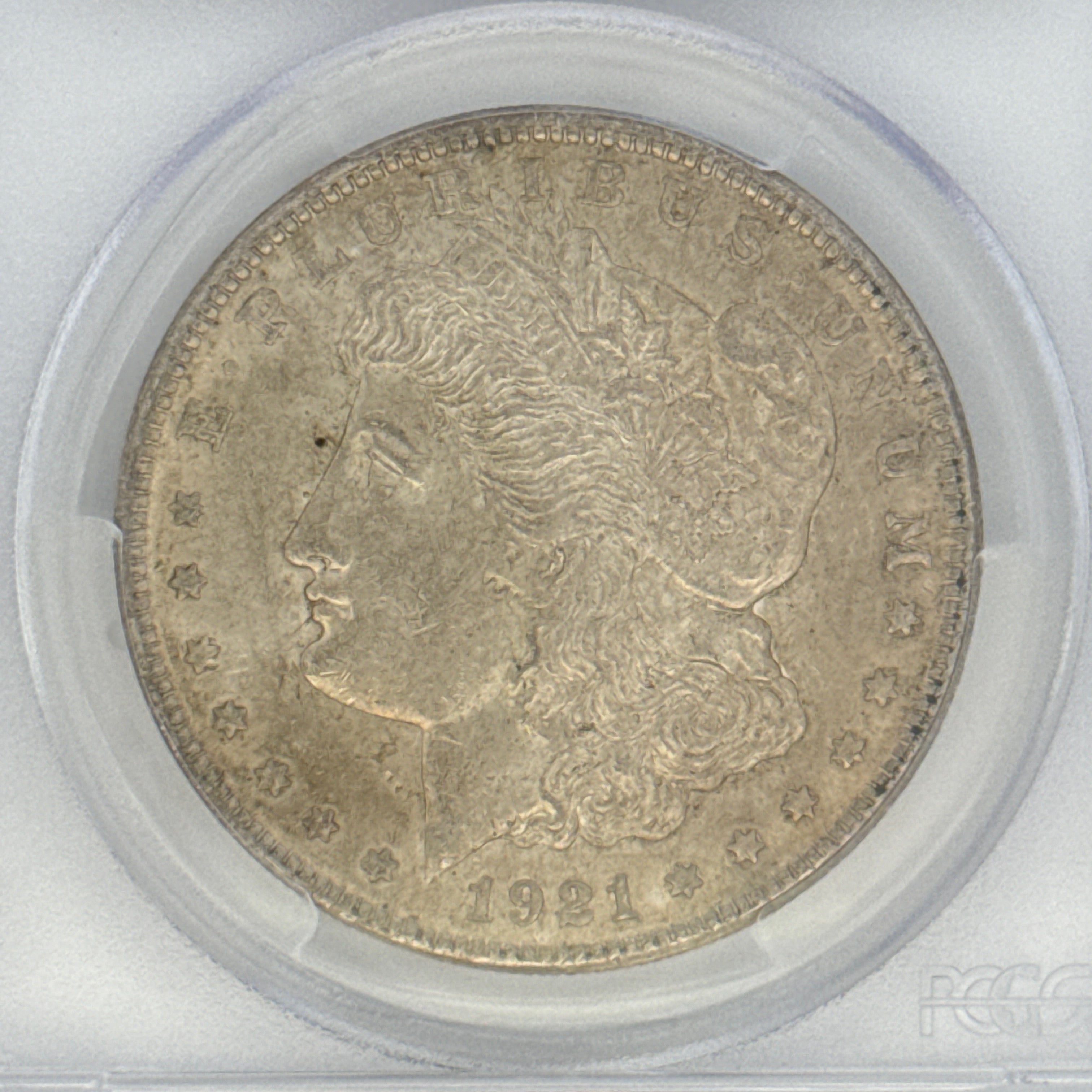 1921 Morgan Silver Dollar AU55 PCGS Graded
