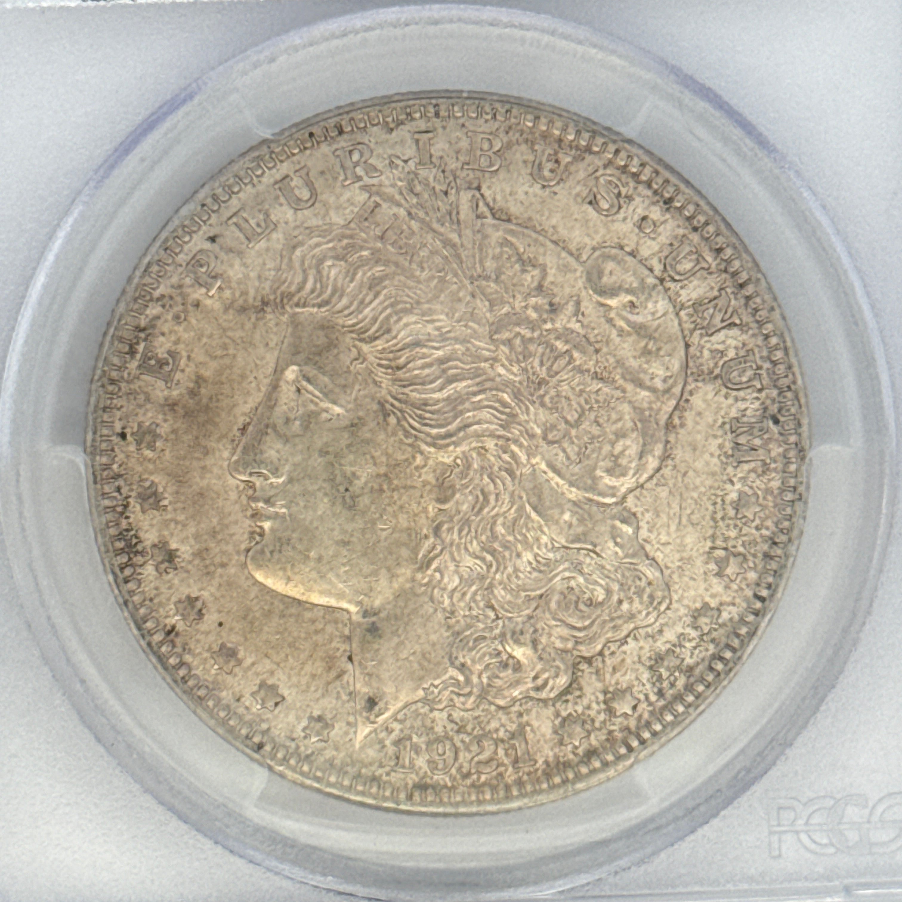 1921 Morgan Silver Dollar AU55 PCGS Graded