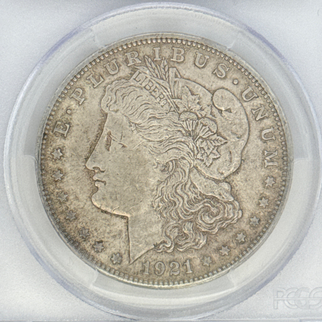 1921 Morgan Silver Dollar AU58 PCGS Graded
