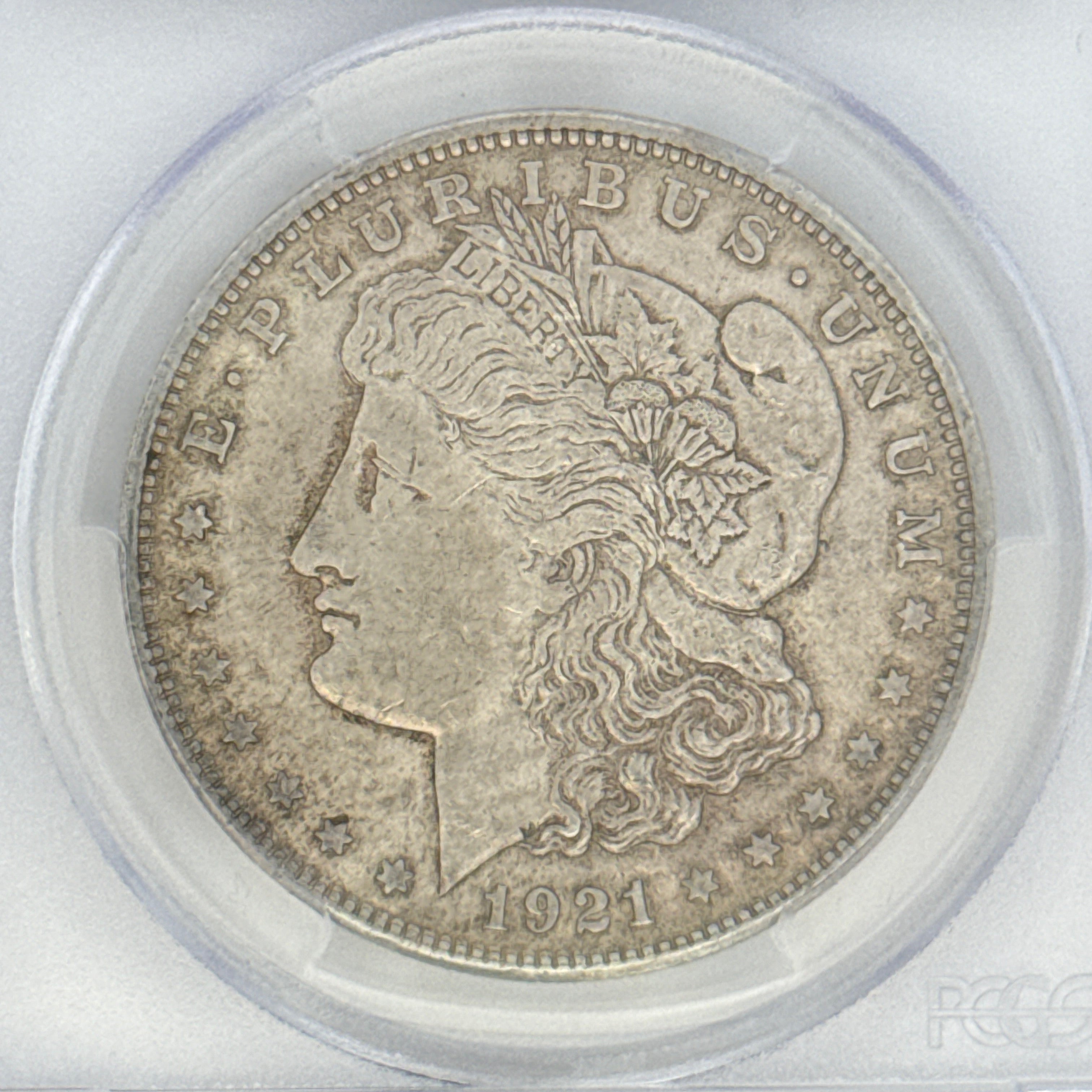 1921 Morgan Silver Dollar AU58 PCGS Graded