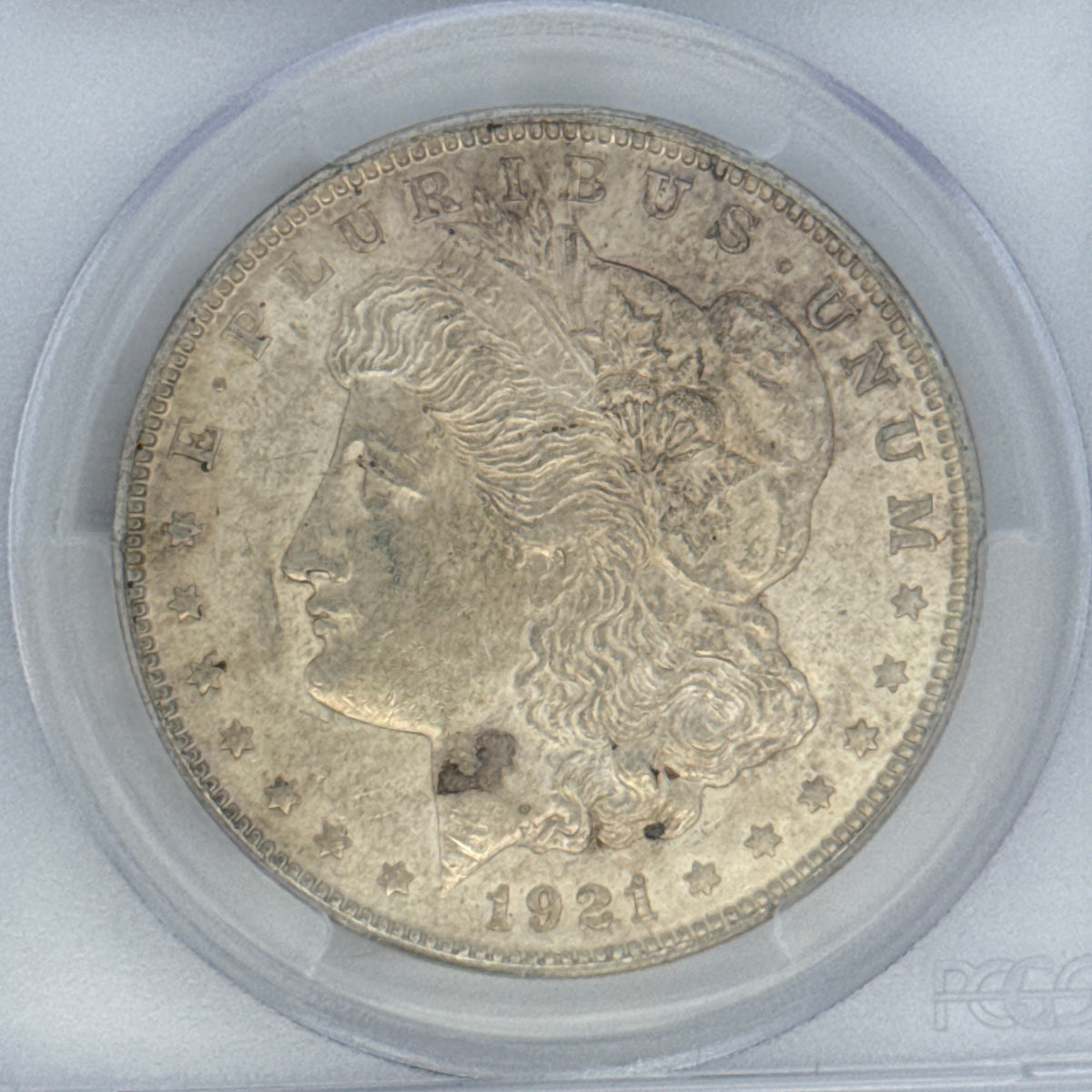 1921 Morgan Silver Dollar AU58 PCGS Graded