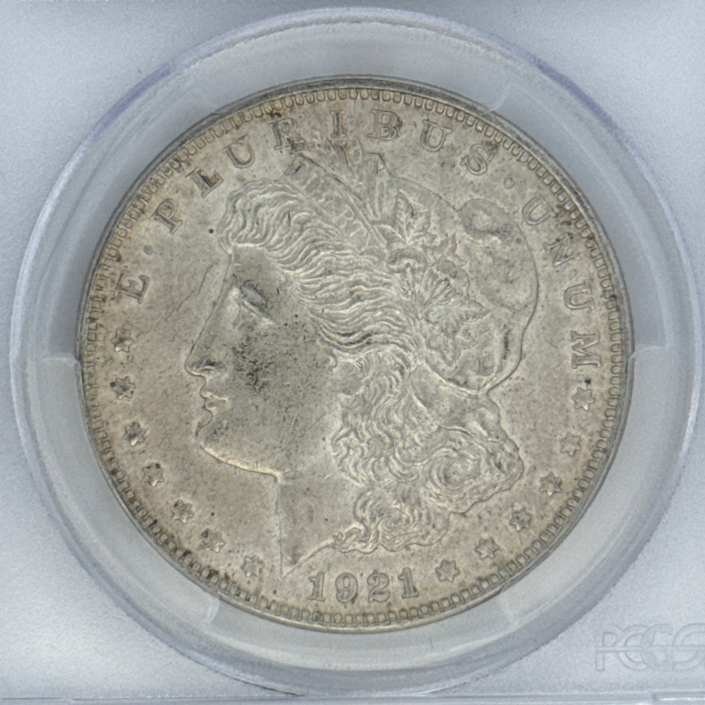 1921 Morgan Silver Dollar AU58 PCGS Graded