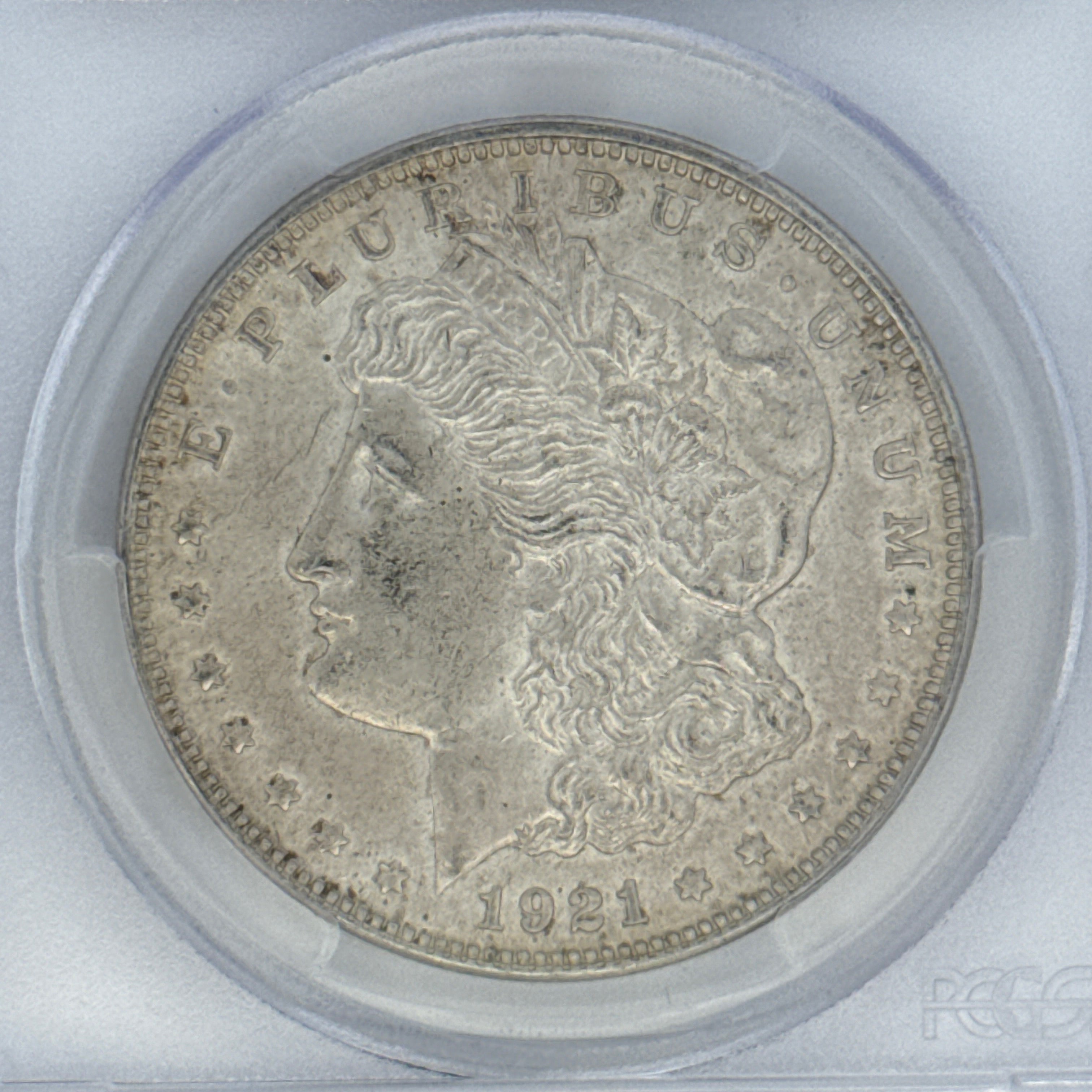 1921 Morgan Silver Dollar AU58 PCGS Graded