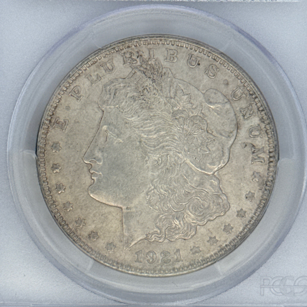 1921 Morgan Silver Dollar AU58 PCGS Graded