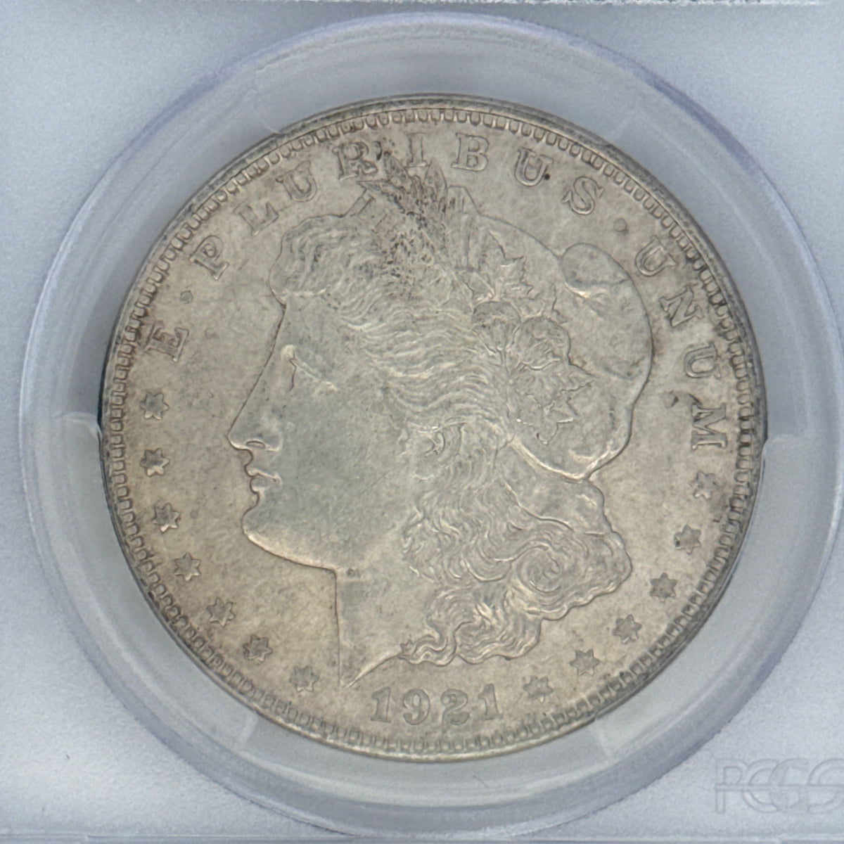 1921 Morgan Silver Dollar AU58 PCGS Graded