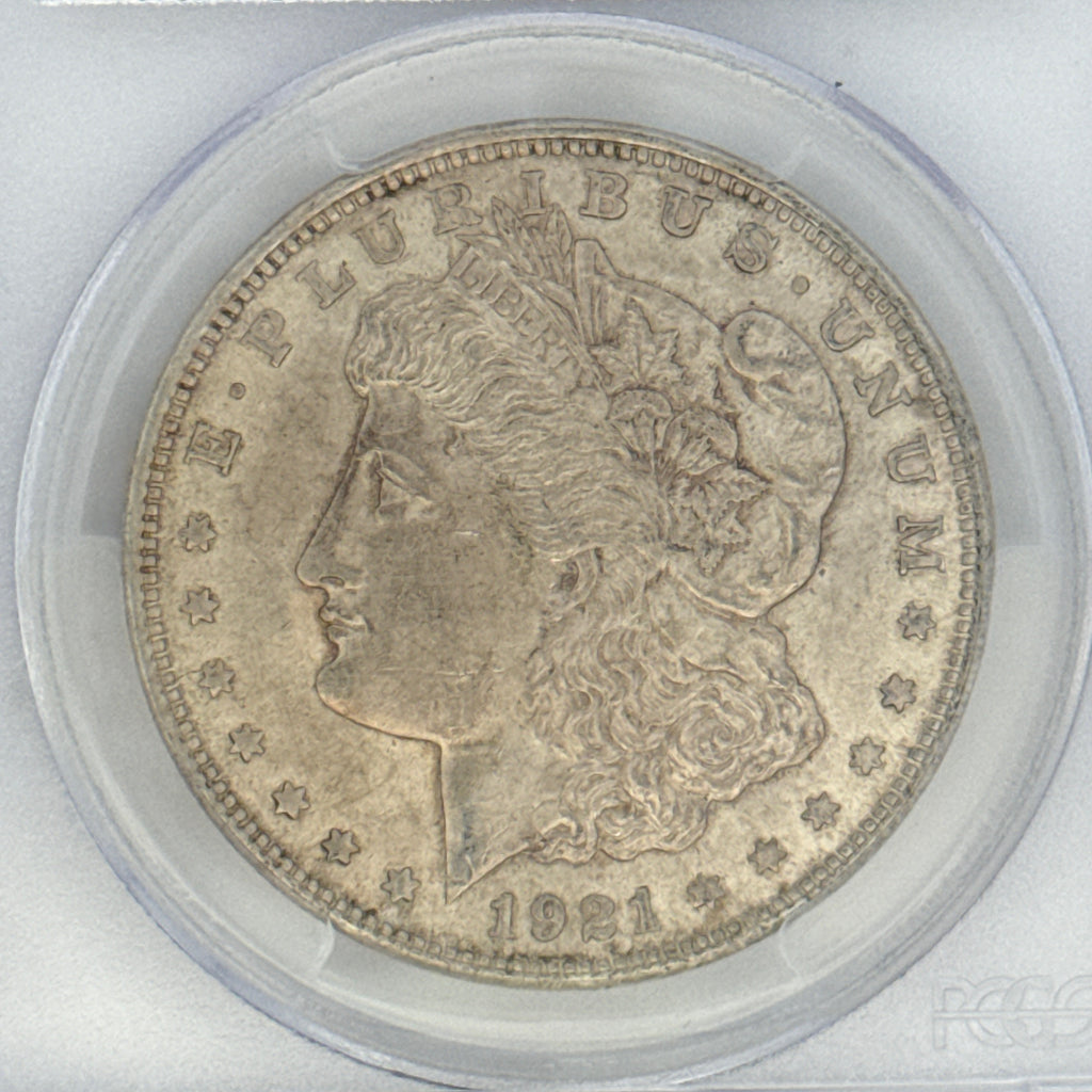 1921 Morgan Silver Dollar AU58 PCGS Graded