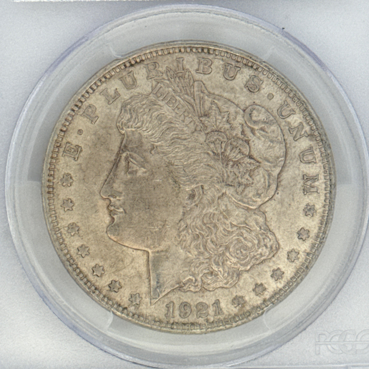 1921 Morgan Silver Dollar AU58 PCGS Graded