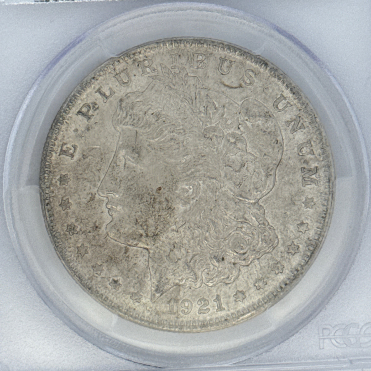 1921 Morgan Silver Dollar AU58 PCGS Graded
