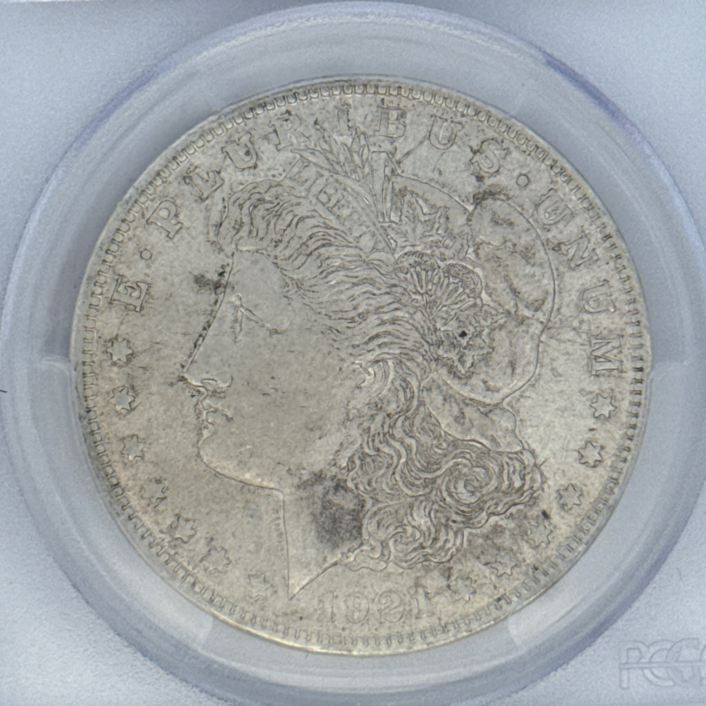 1921 Morgan Silver Dollar AU58 PCGS Graded