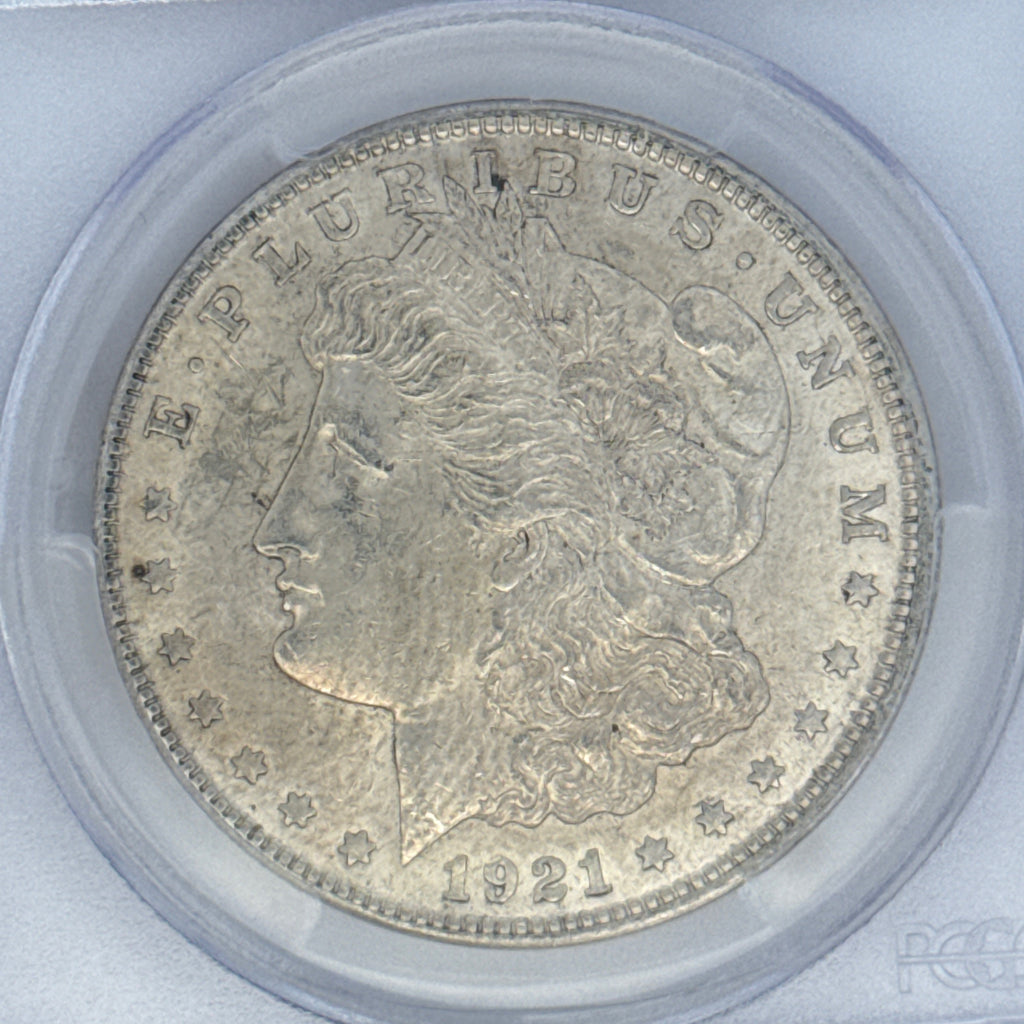 1921 Morgan Silver Dollar AU58 PCGS Graded
