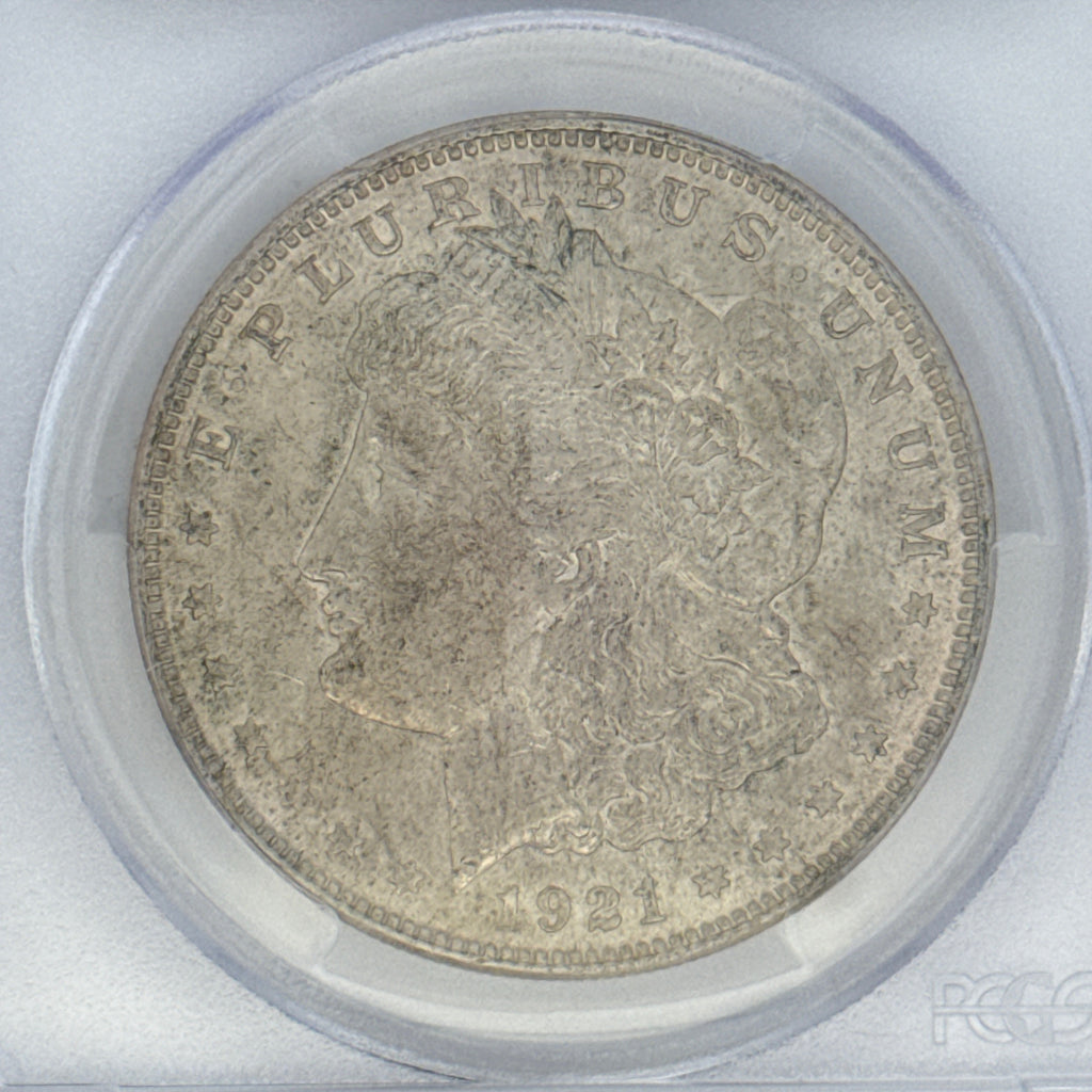 1921 Morgan Silver Dollar AU58 PCGS Graded