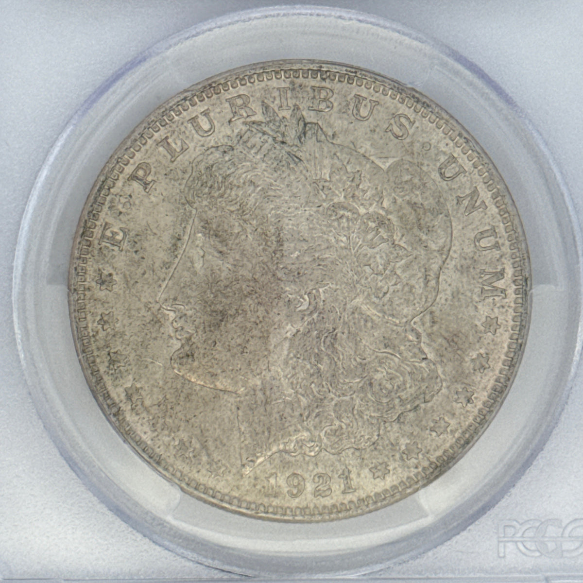 1921 Morgan Silver Dollar AU58 PCGS Graded
