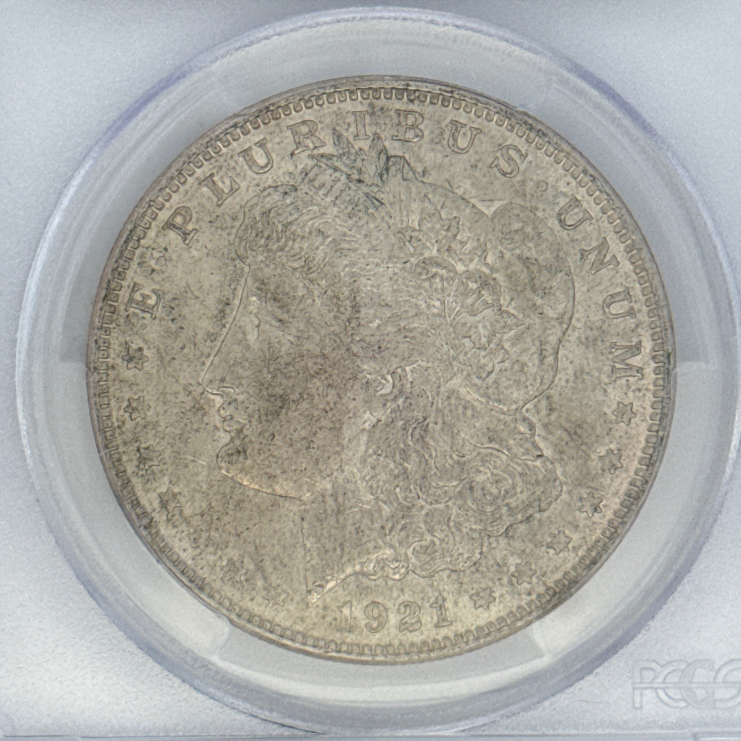 1921 Morgan Silver Dollar AU58 PCGS Graded