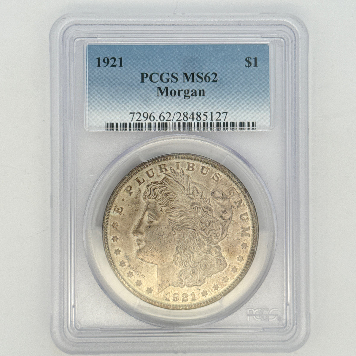 1921 Morgan Silver Dollar MS62 PCGS Graded