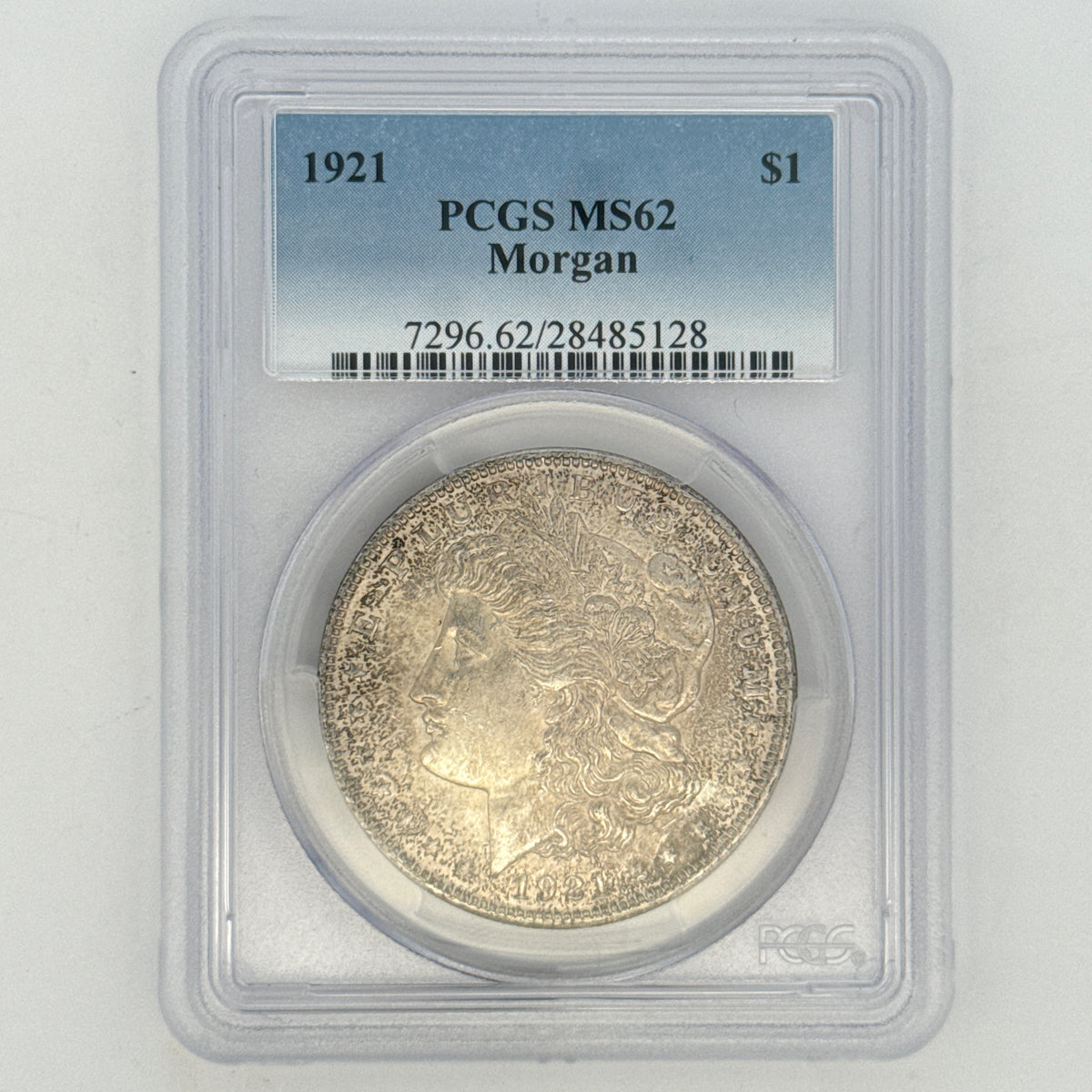 1921 Morgan Silver Dollar MS62 PCGS Graded