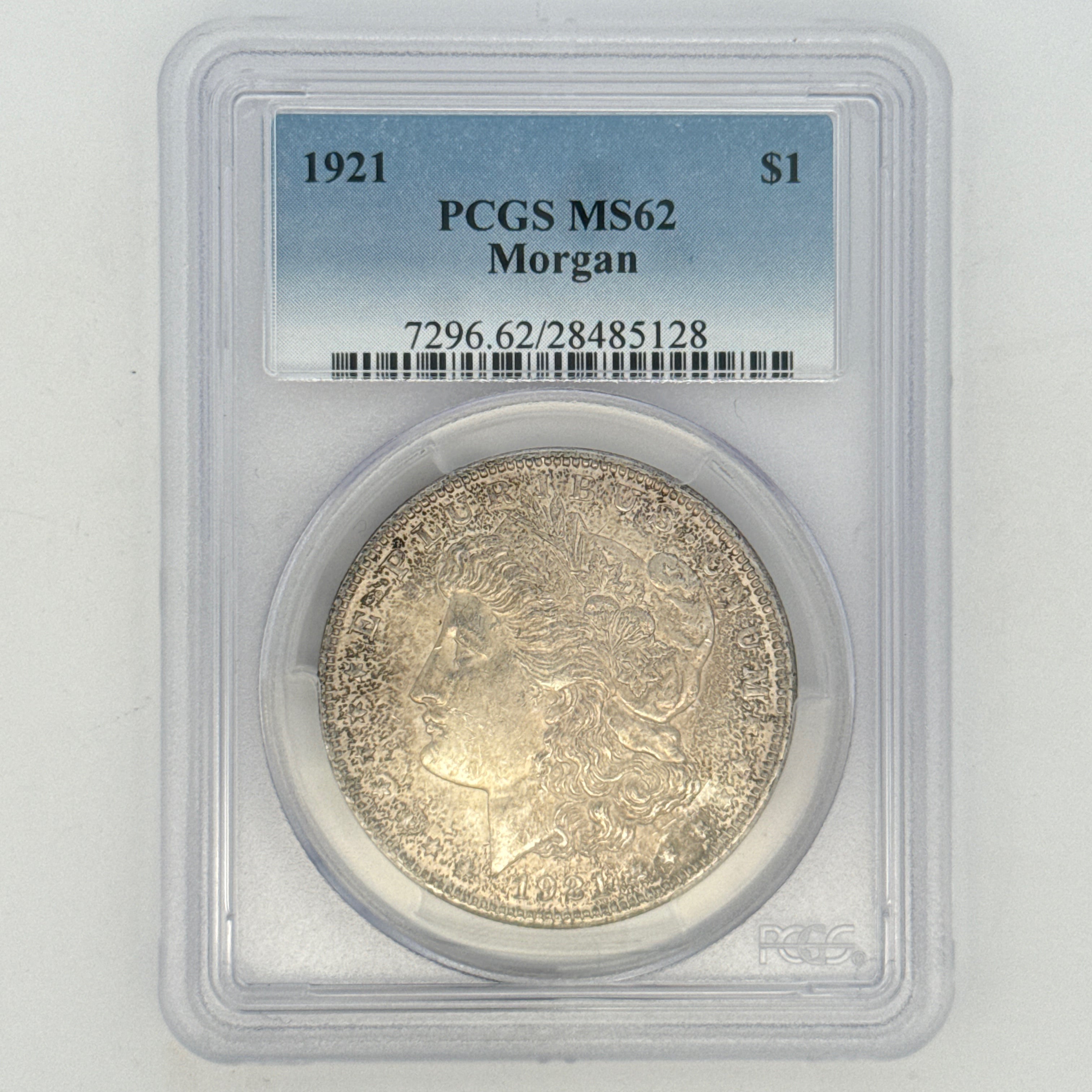 1921 Morgan Silver Dollar MS62 PCGS Graded